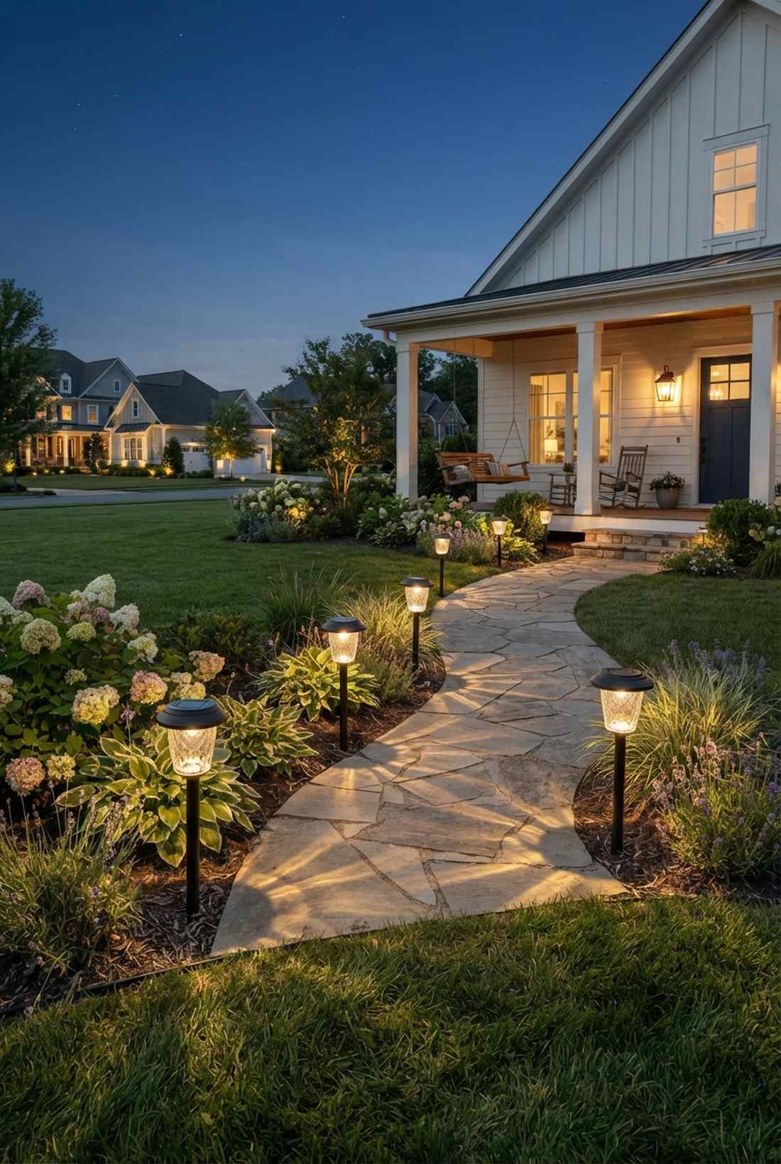 solar garden stake lights