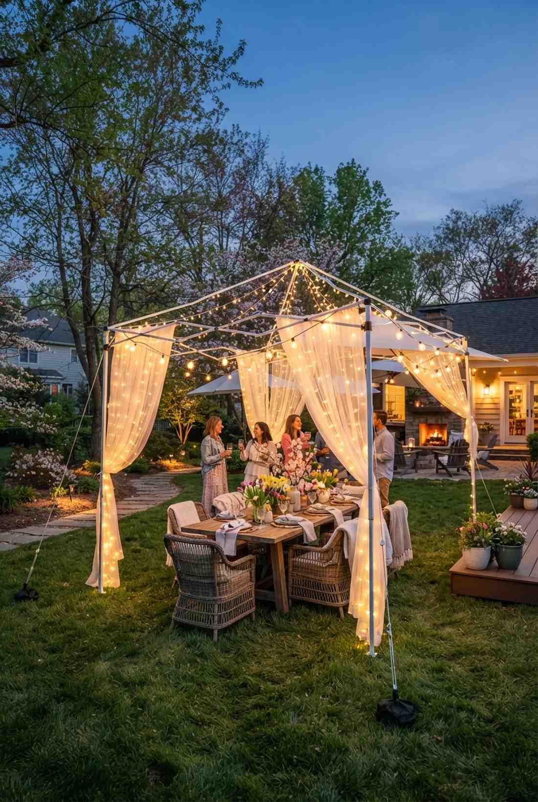 spring garden party canopies