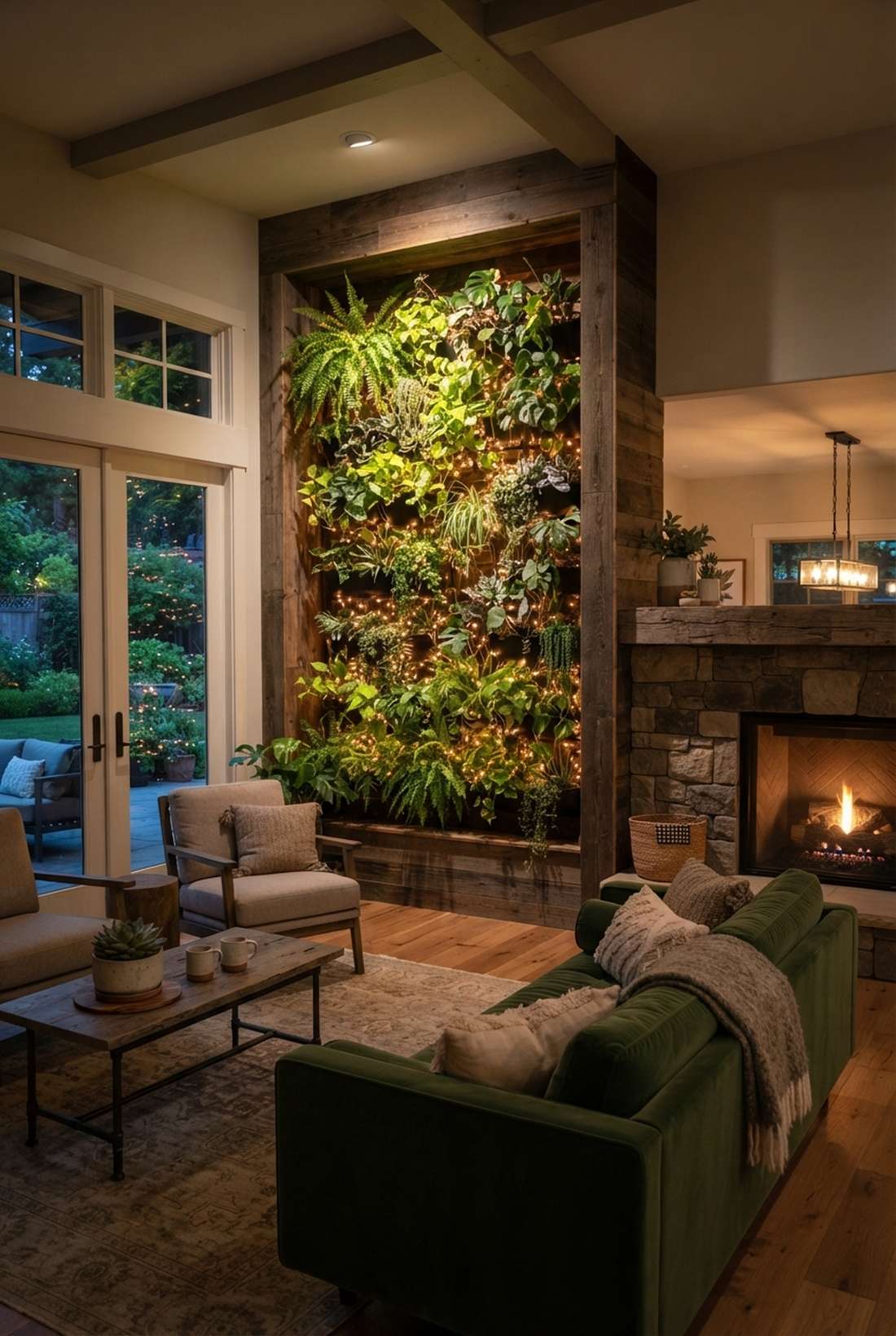 vertical garden integration