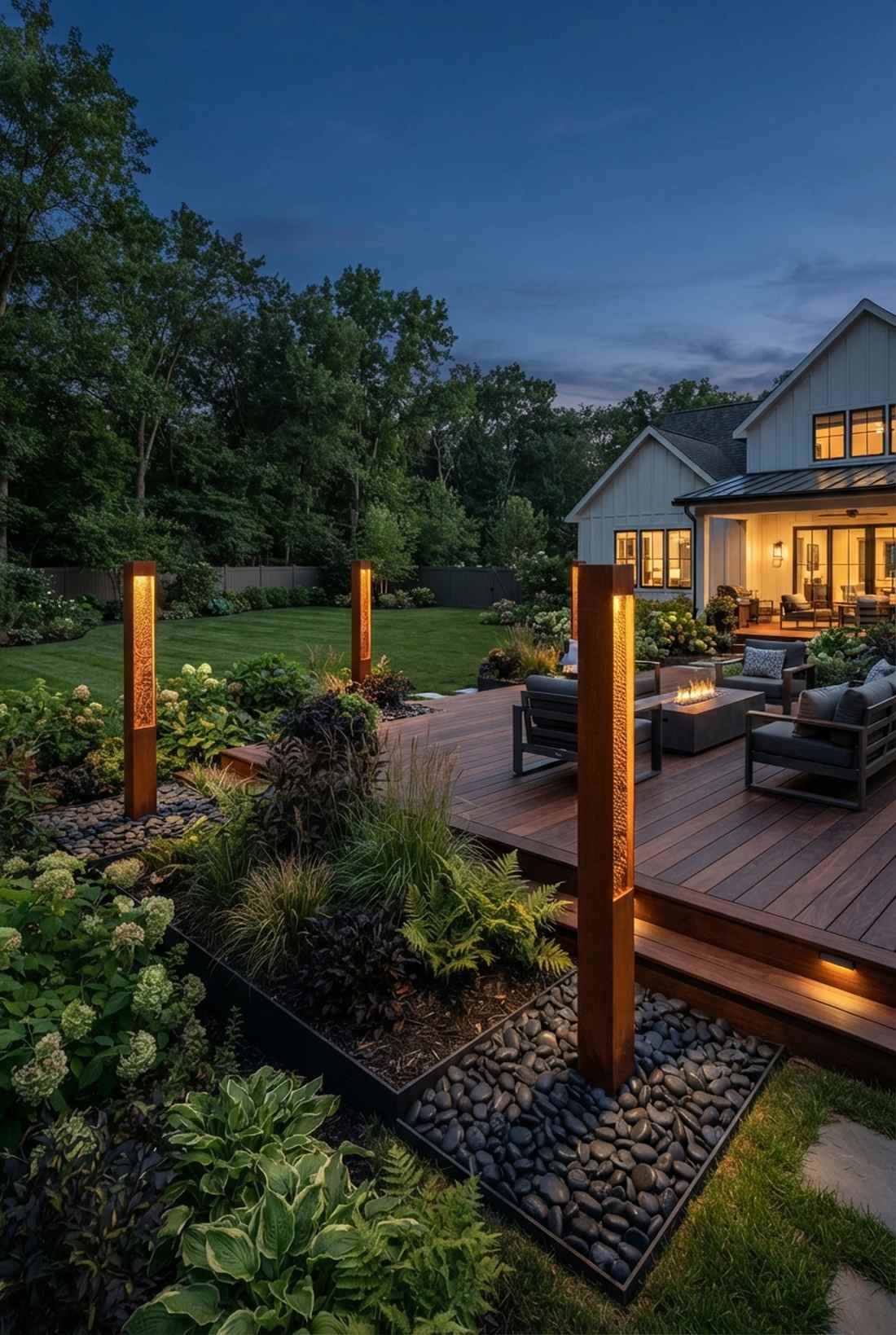 architectural column lights