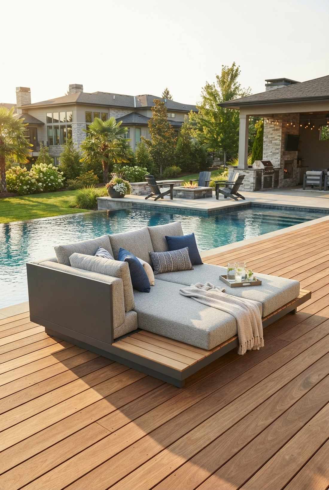 asymmetric lounge platforms