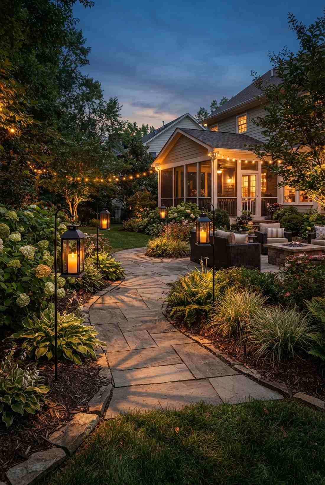 candle lantern post