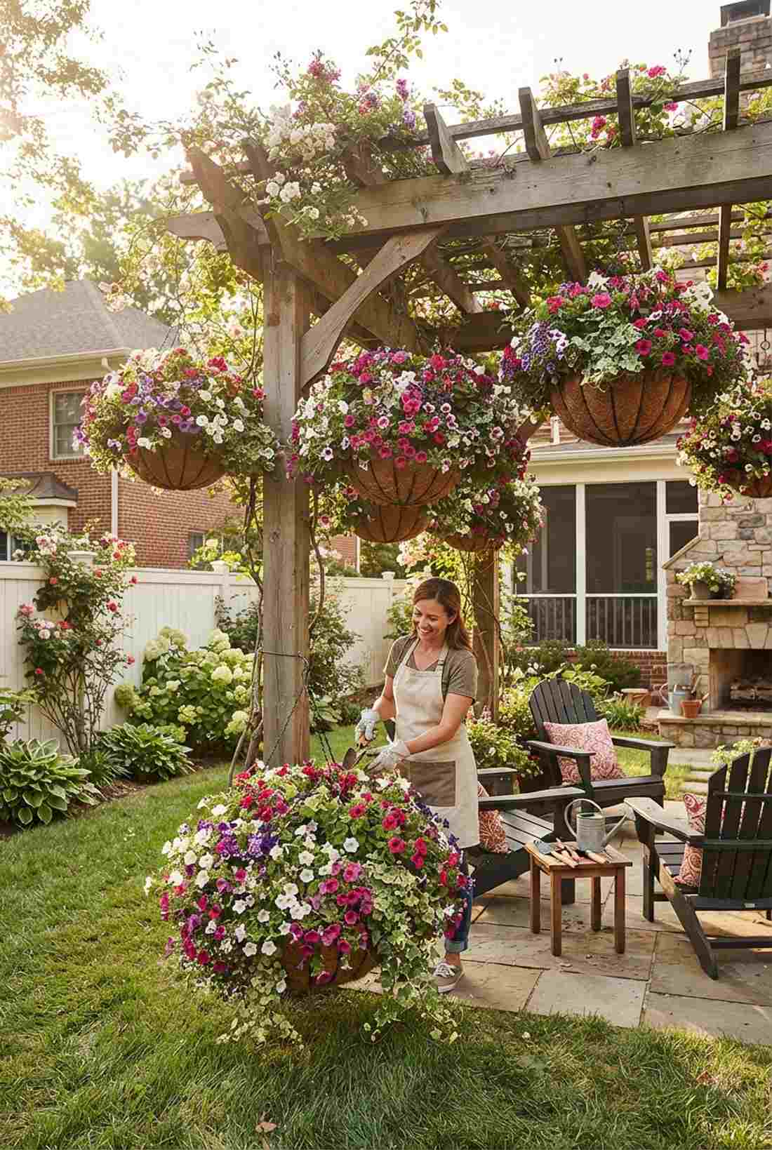 coconut coir hanging baskets