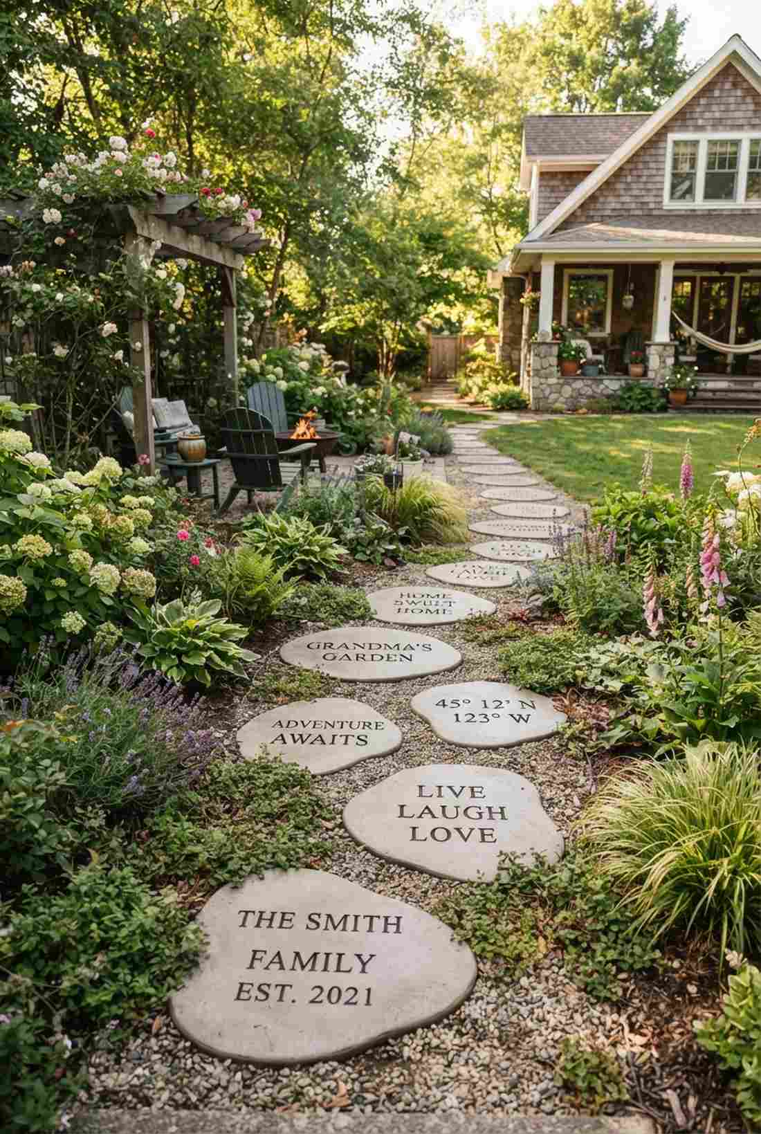 engraved message stones