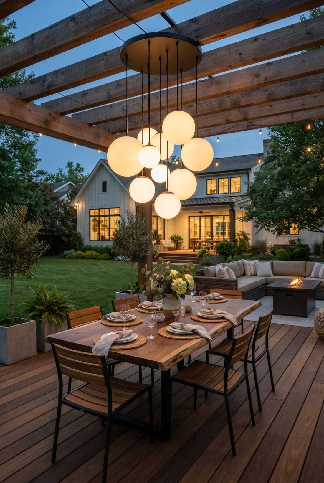 globe pendant clusters