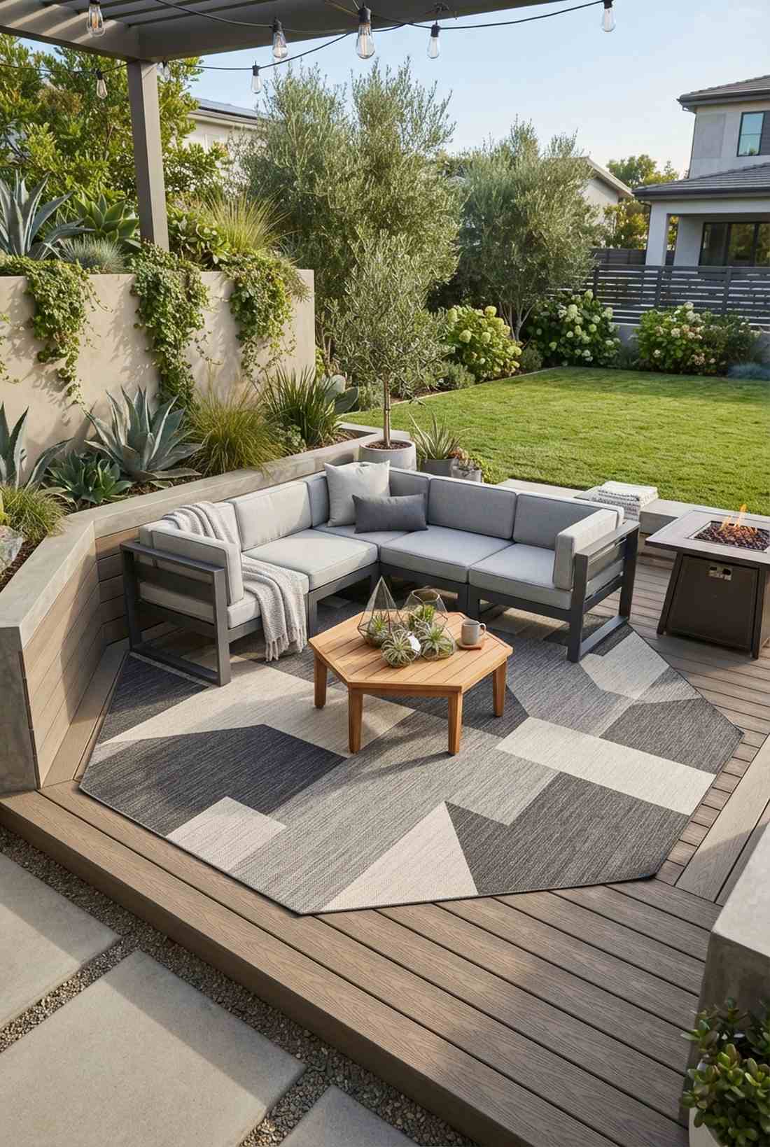 hexagonal modern geometry