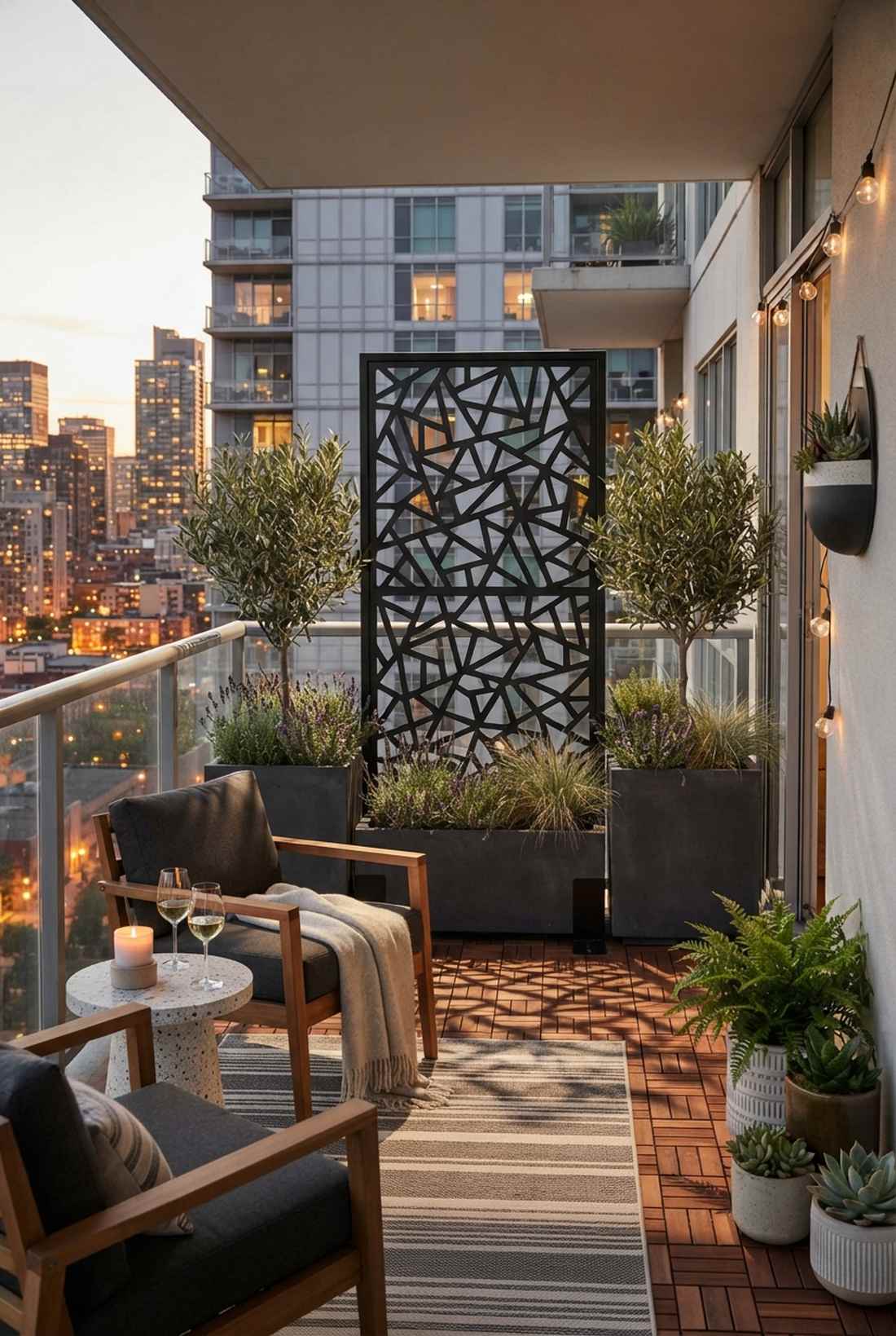 metal privacy screens