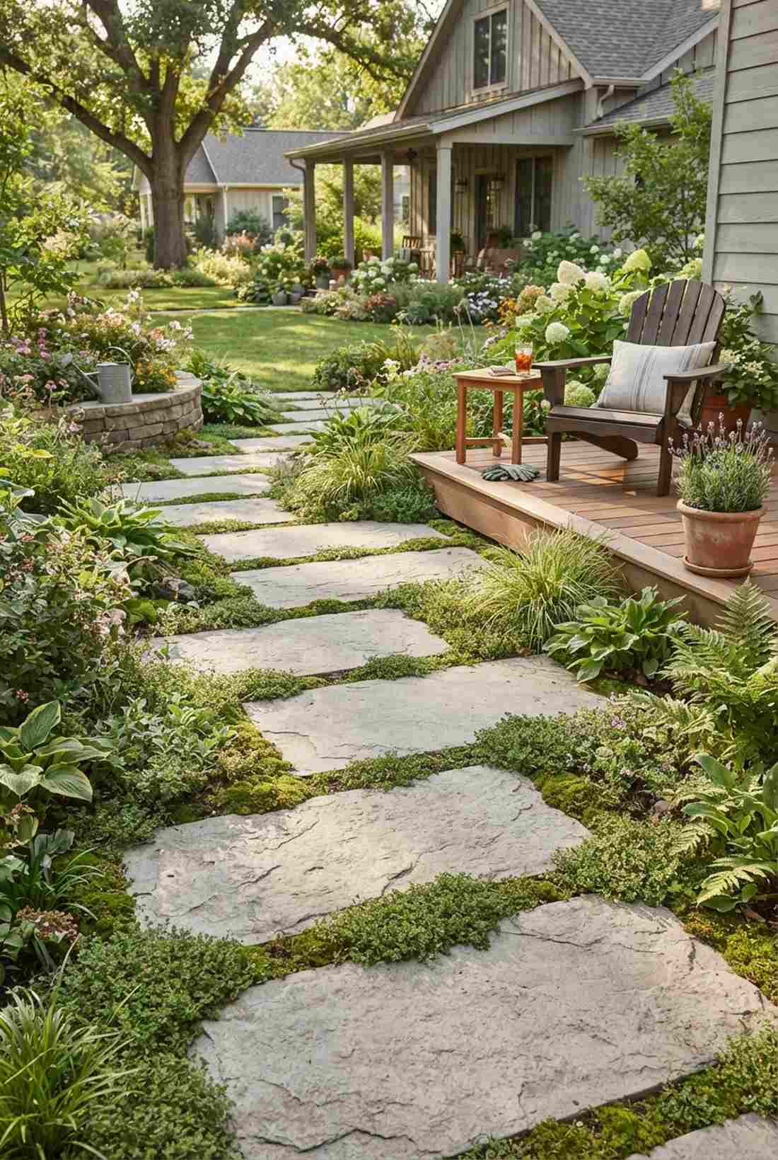 pavers with grass joints