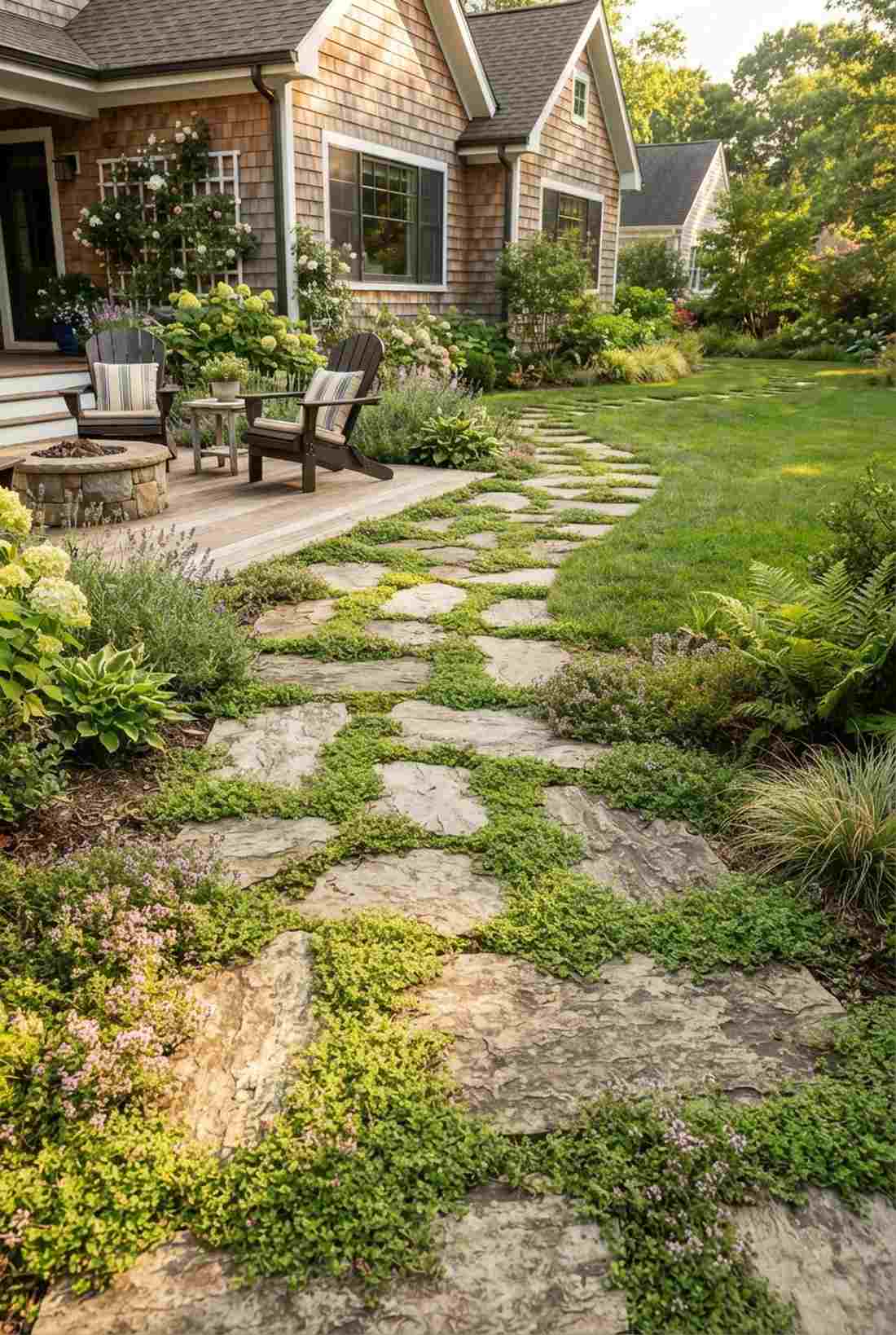 pocket planting between pavers