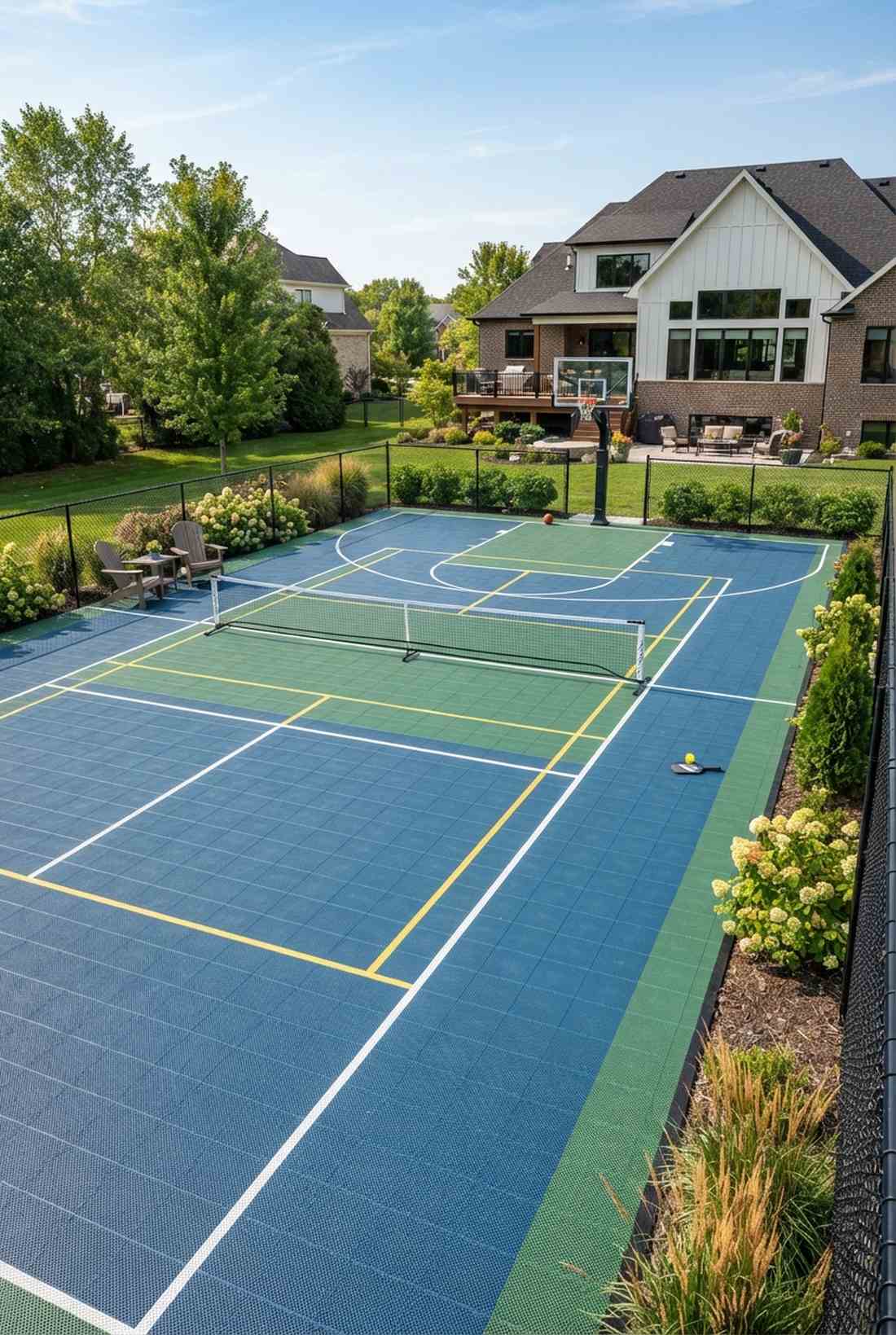 sport court multi use paving