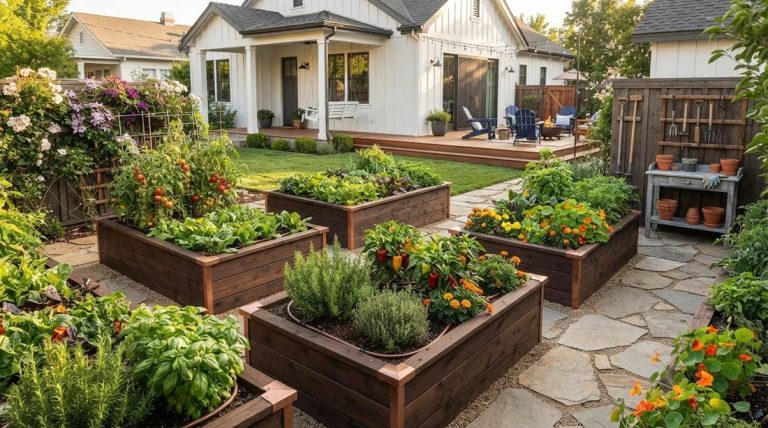 429 raised beds in small garden vertical v2