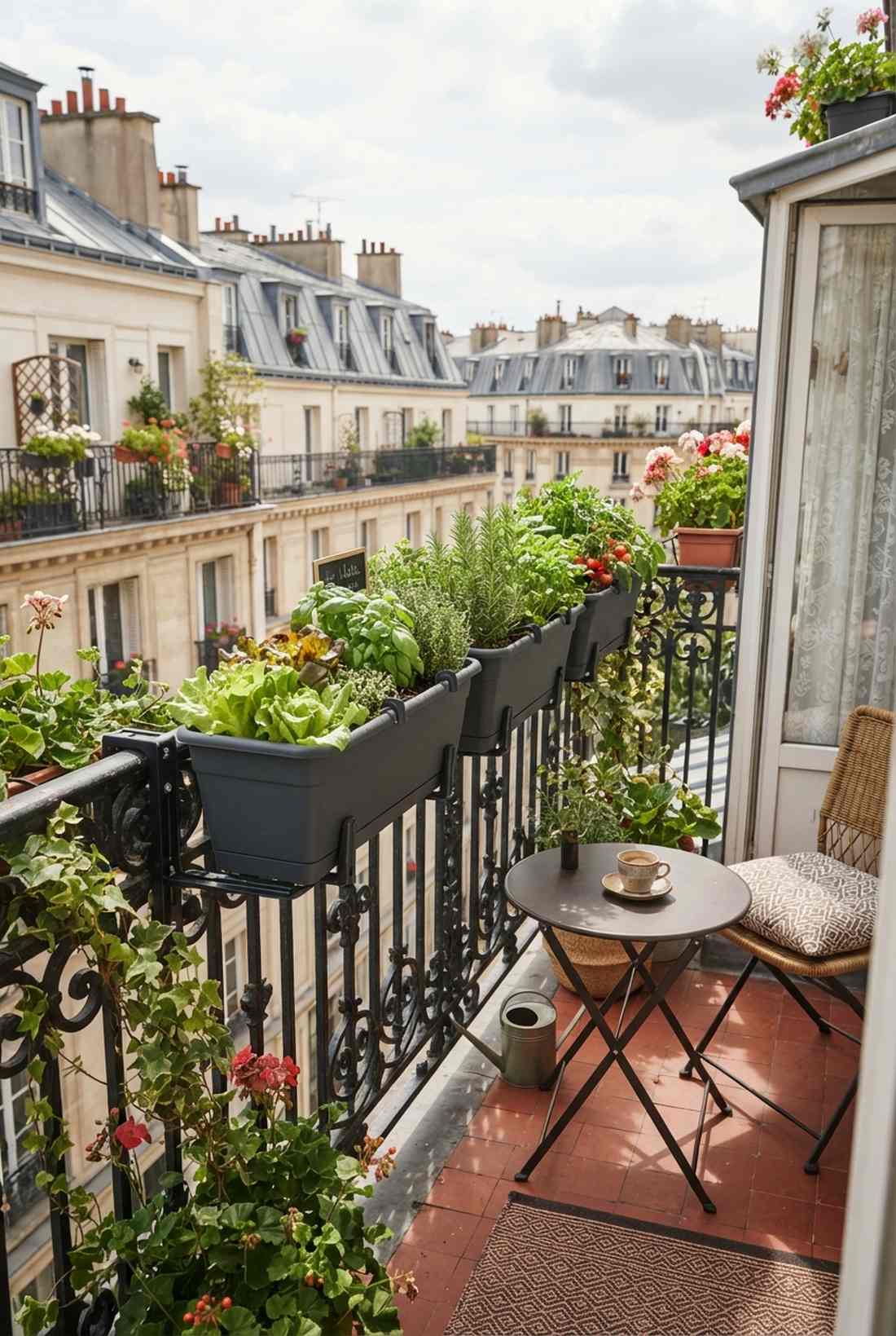 balcony rail planter