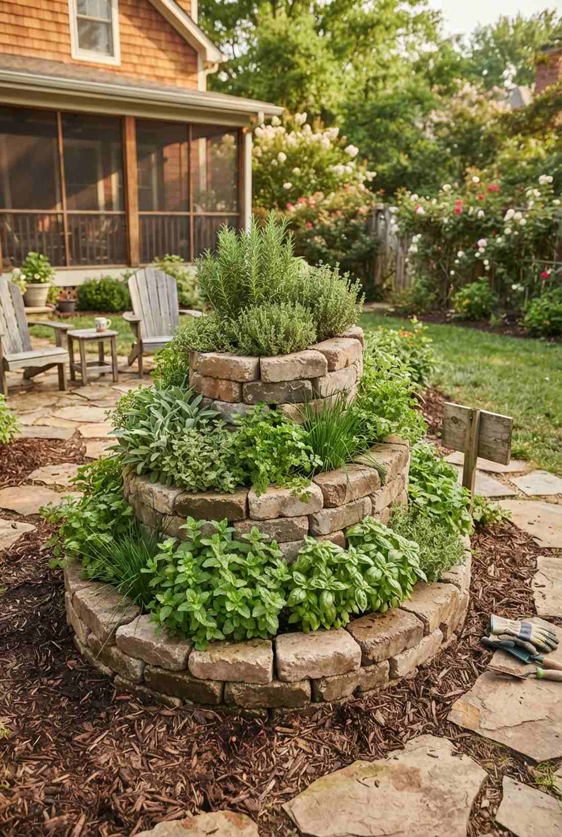 herb spiral