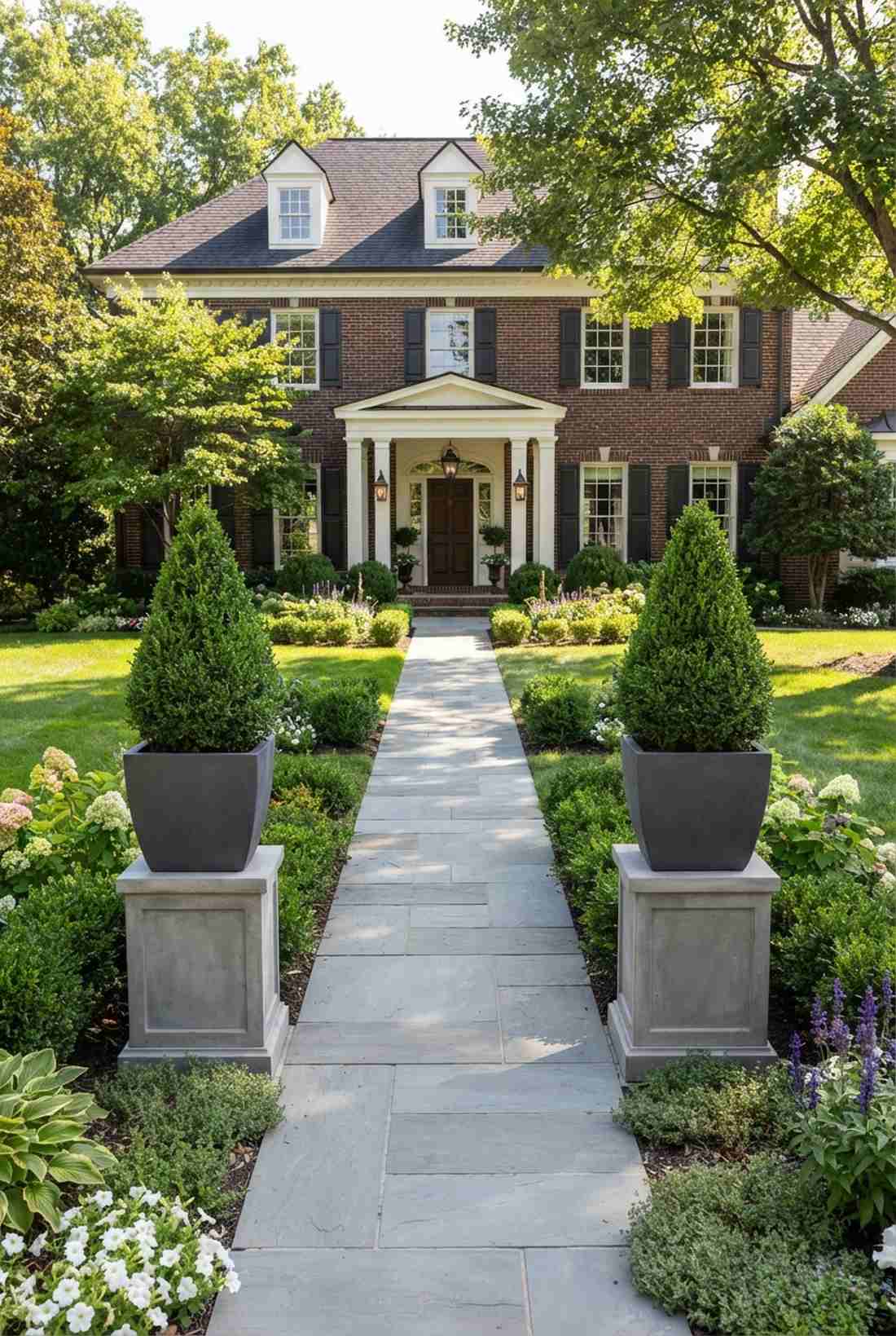 mirror image reflection planting