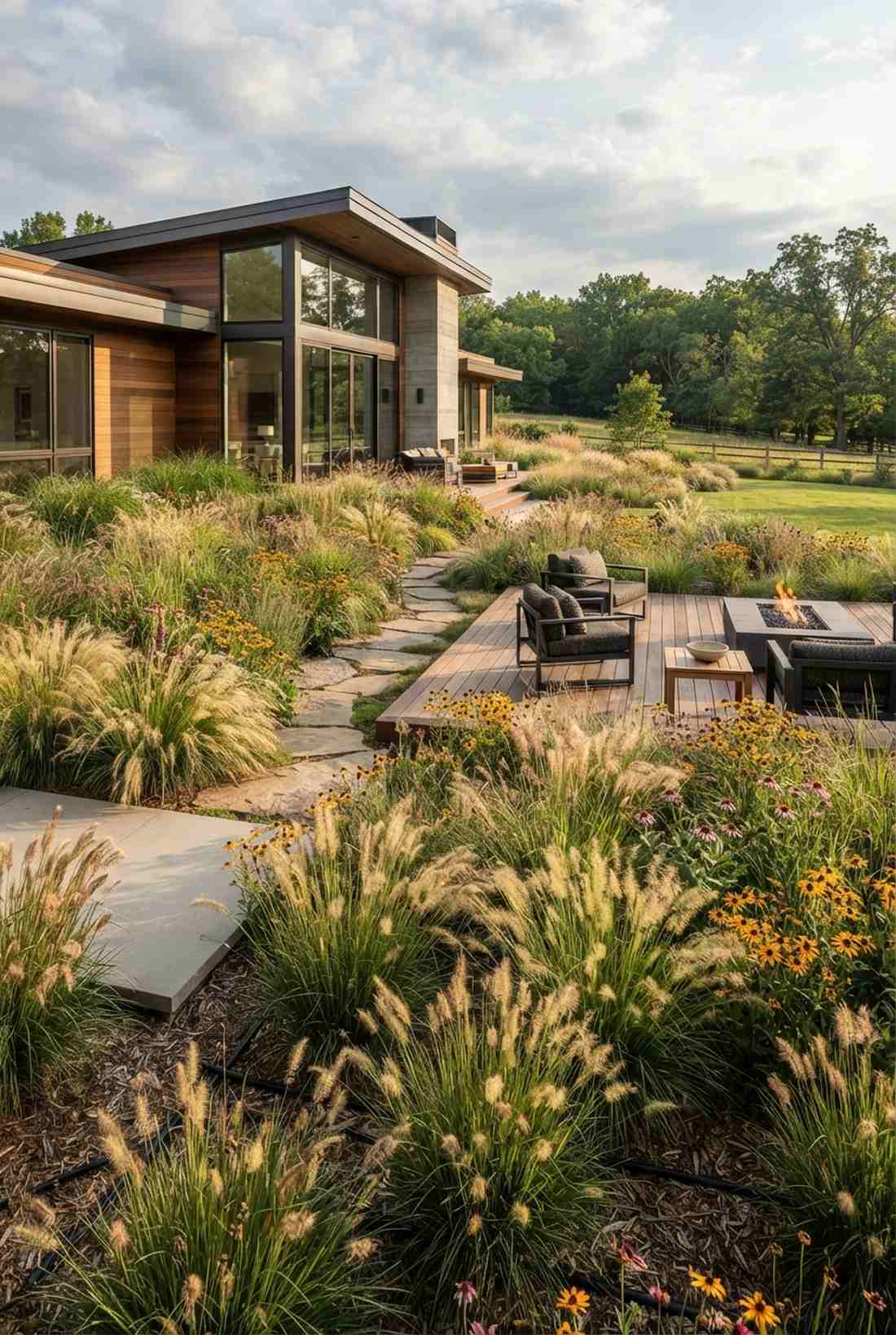 naturalistic wild plantings