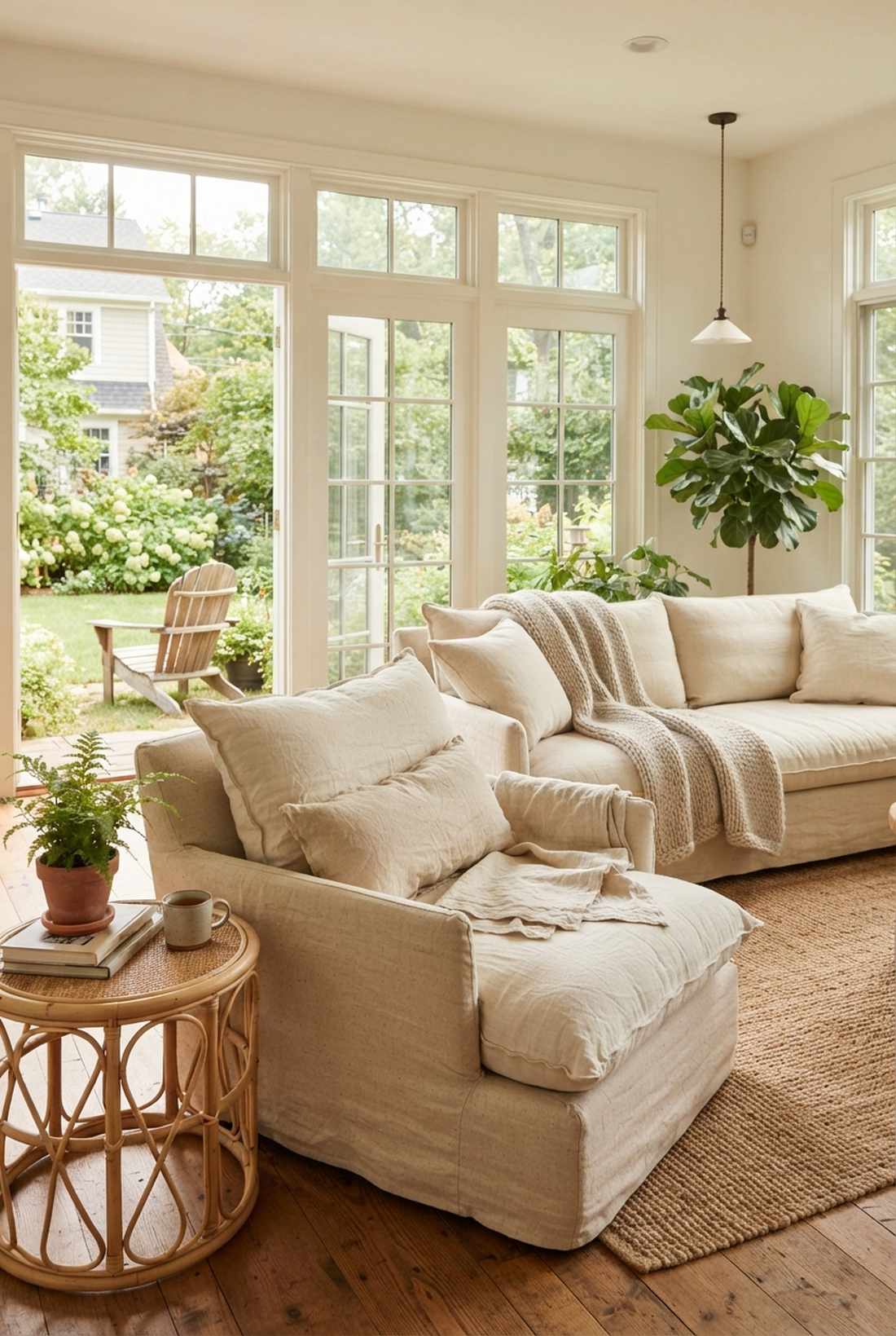 organic cotton canvas natural cushions