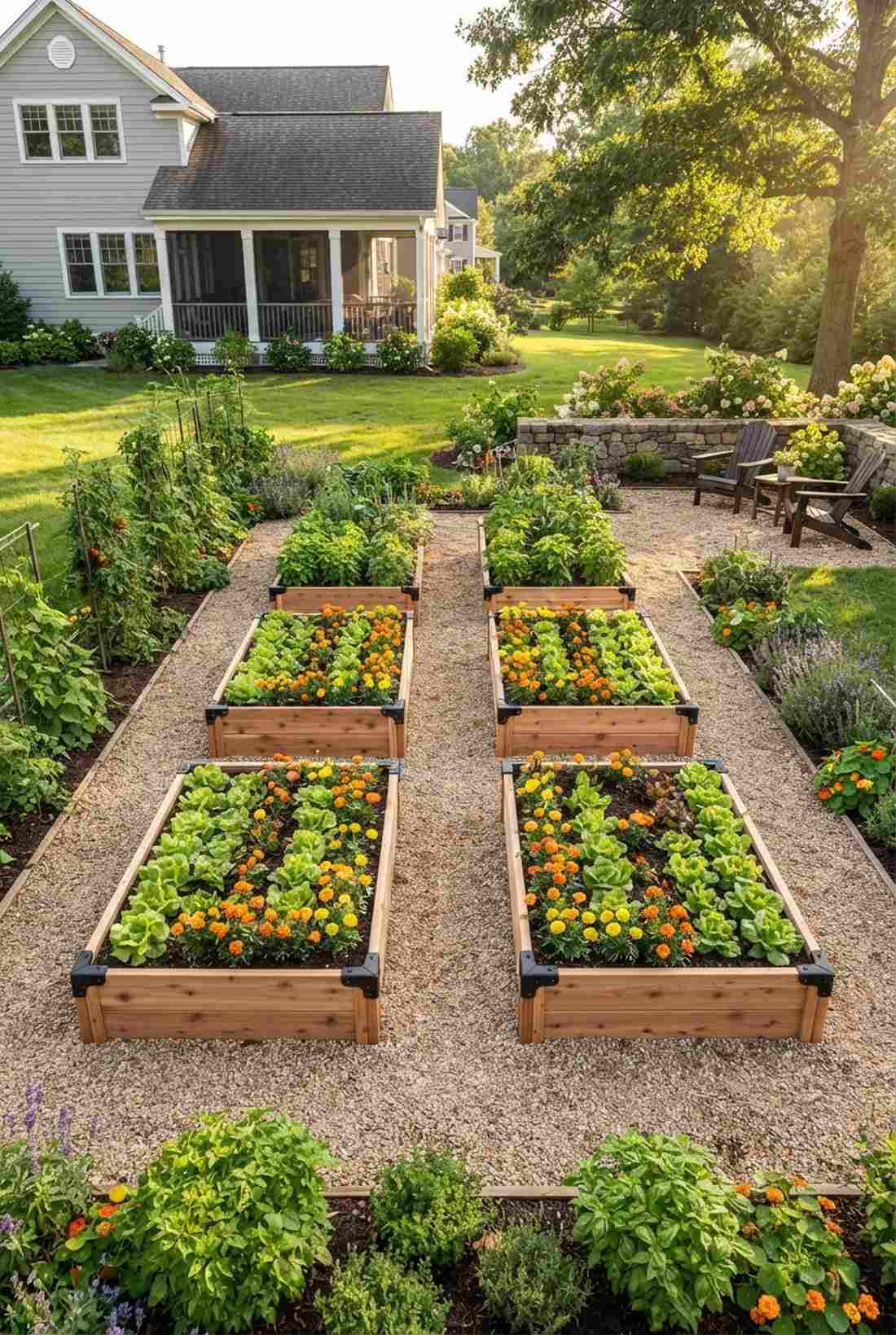 potager square beds