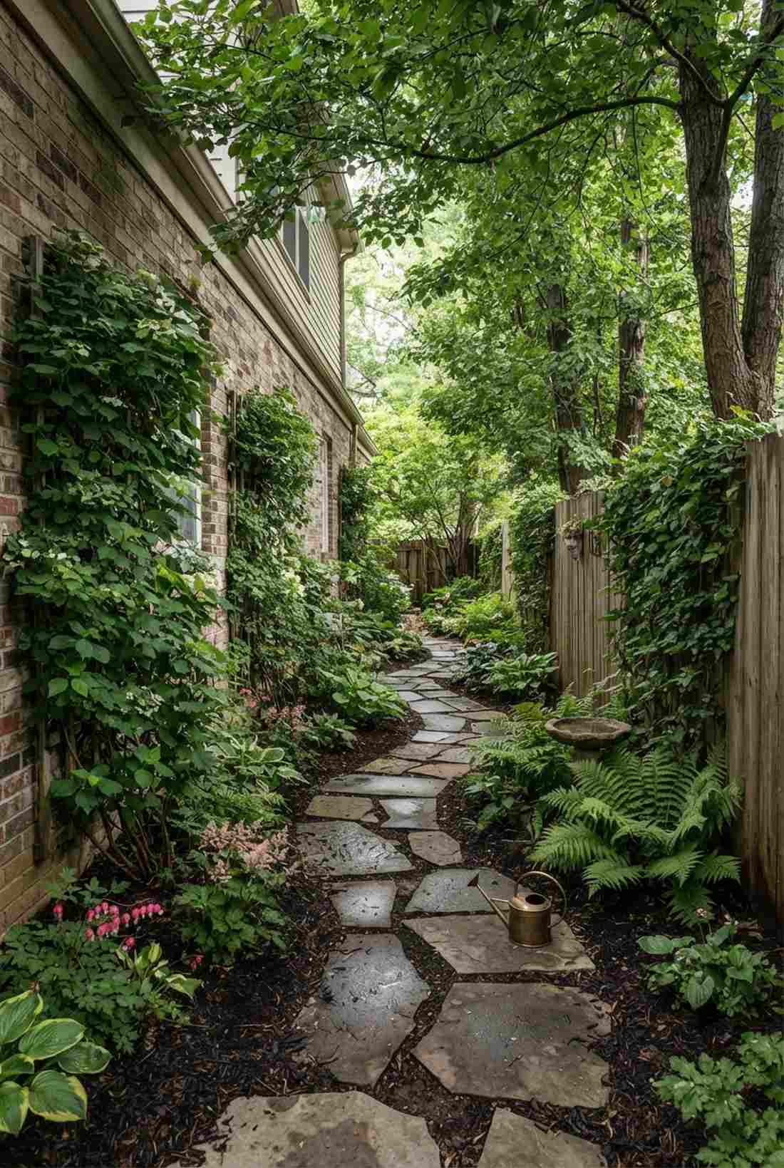 shade tolerant woodland climbers