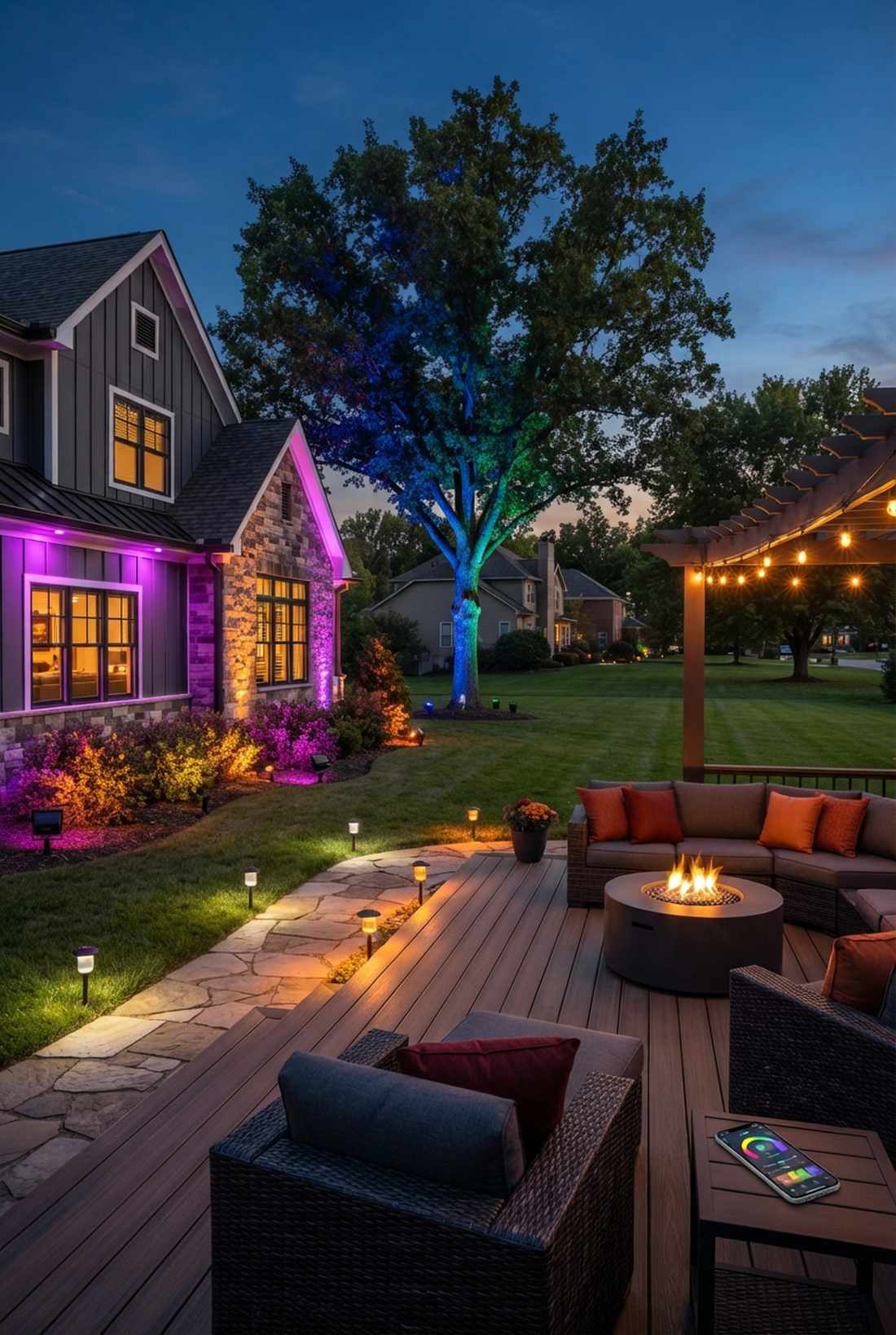 color changing led accents