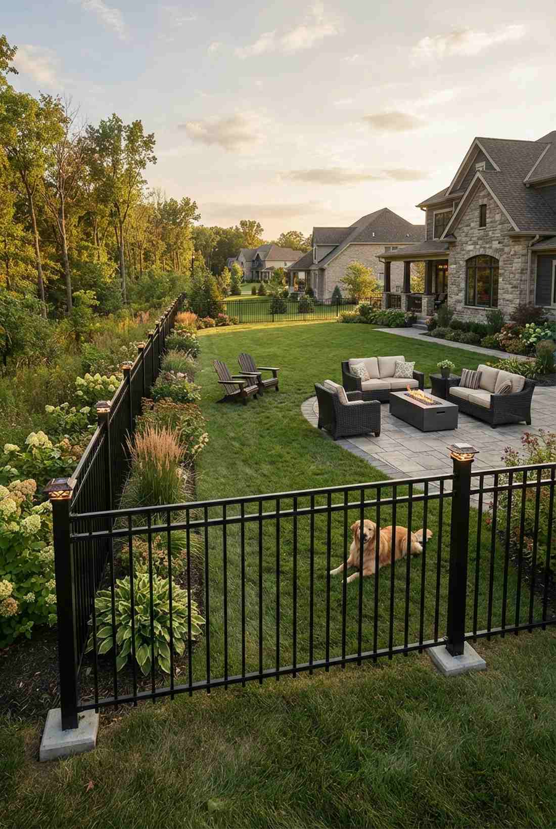 decorative metal fencing