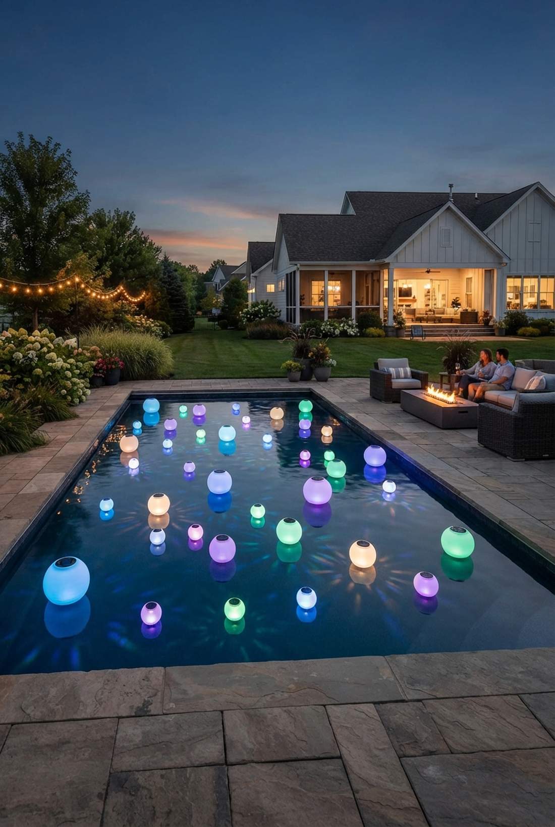 floating pool lights