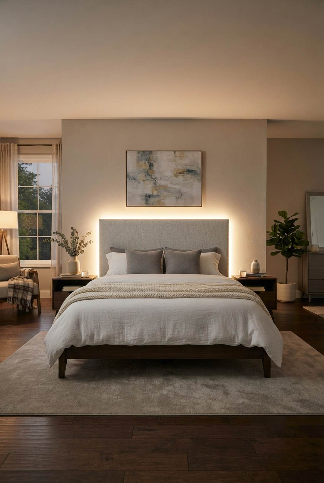 headboard frame illumination