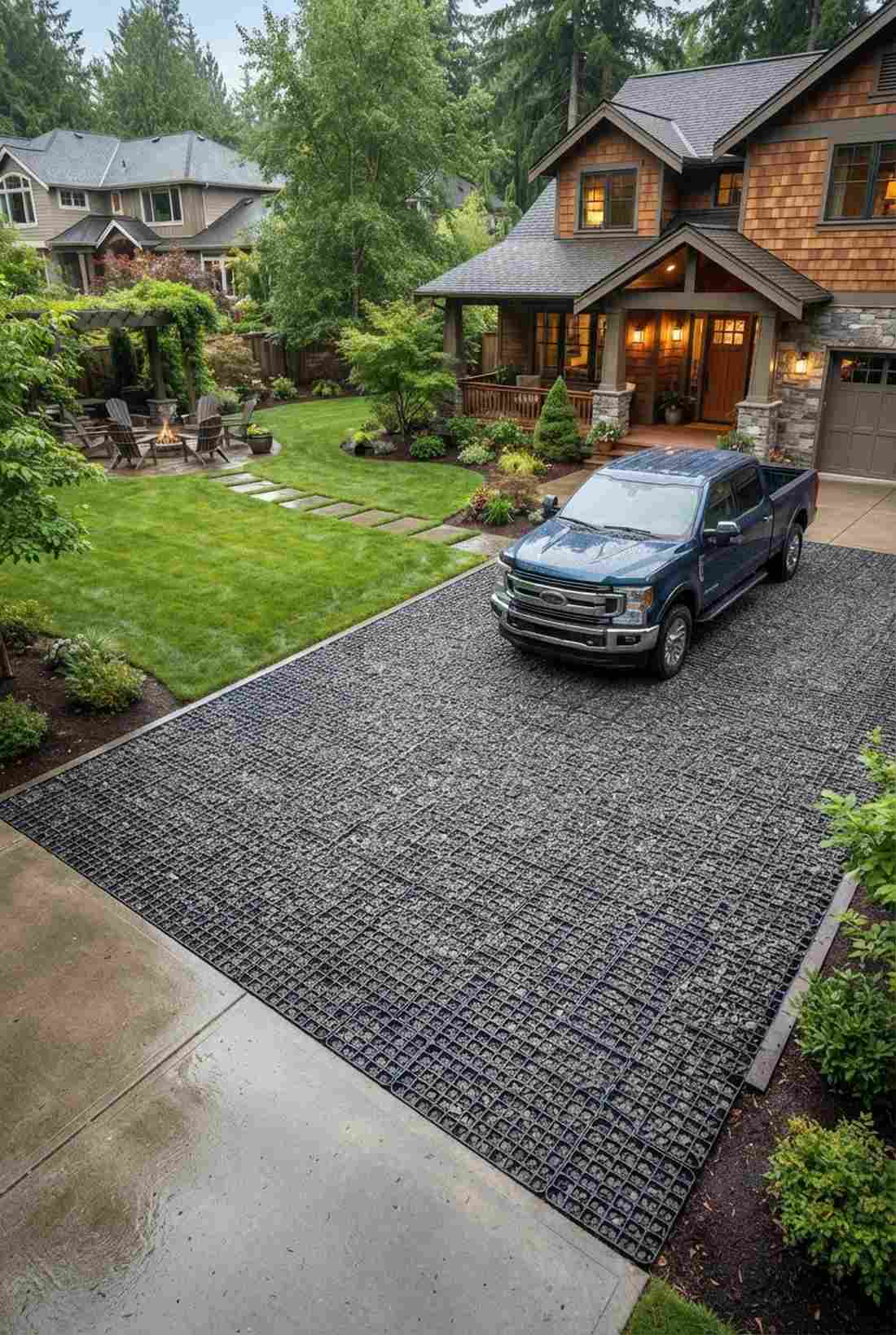 permeable paver grid