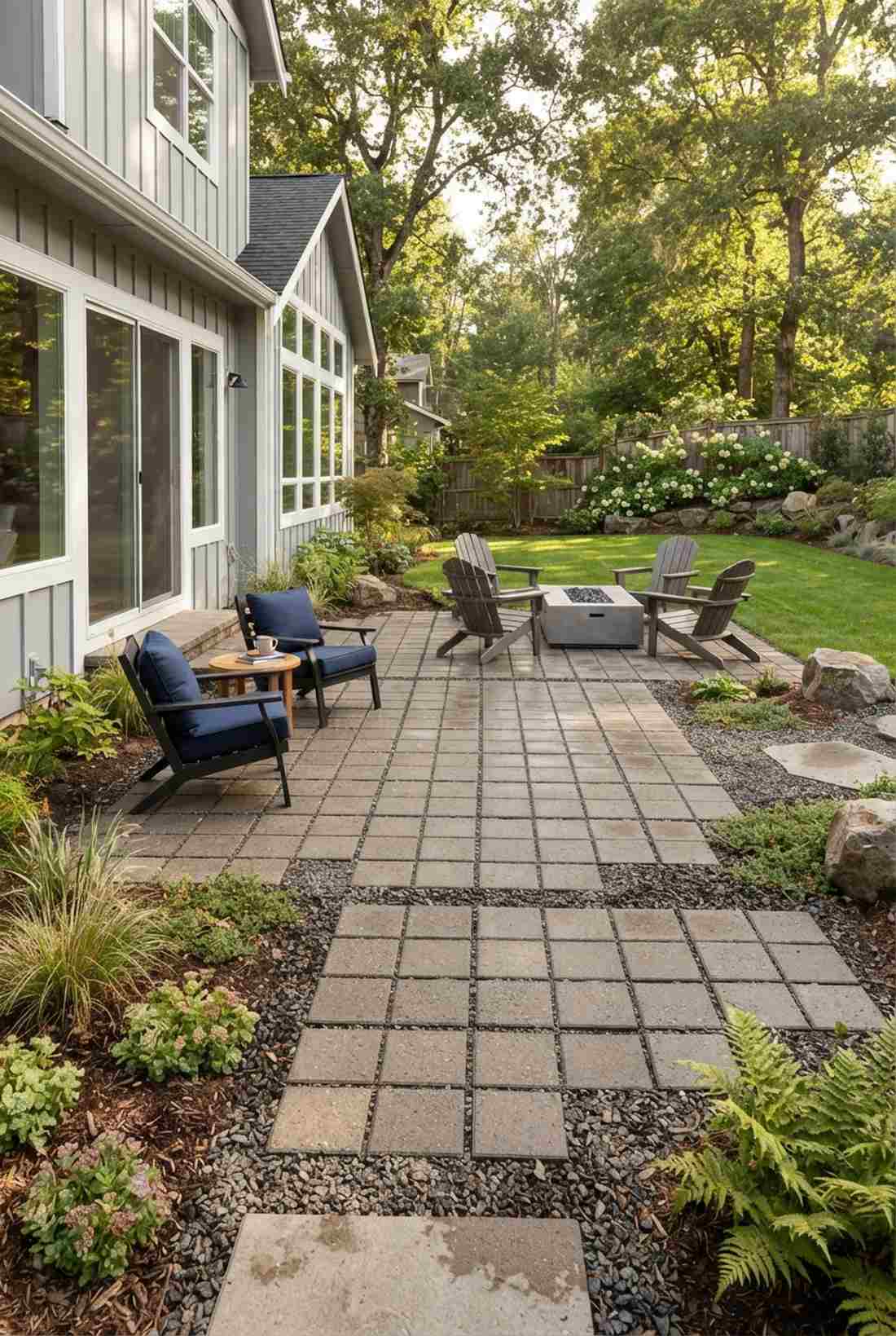permeable paver patio