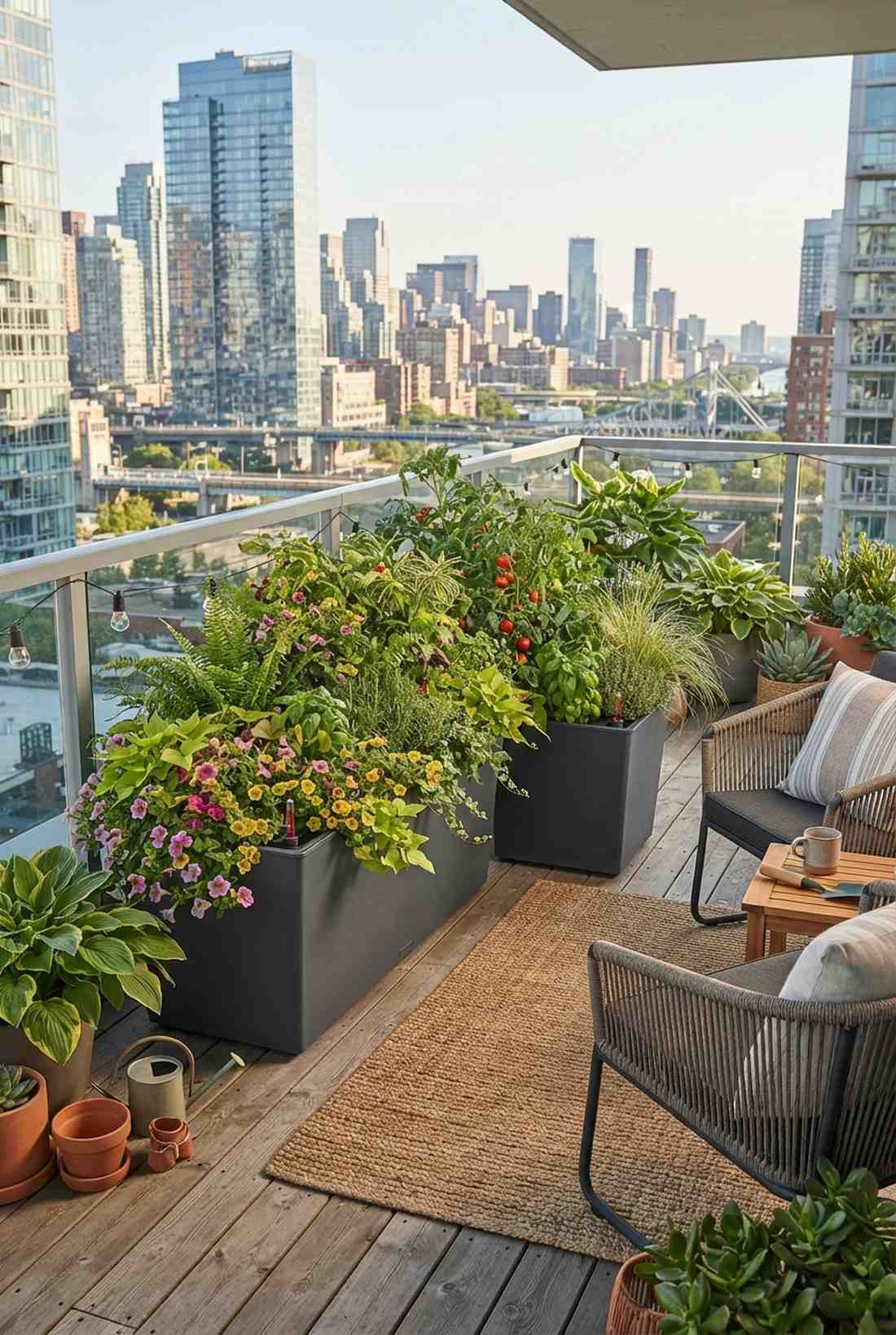 self watering reservoir planters
