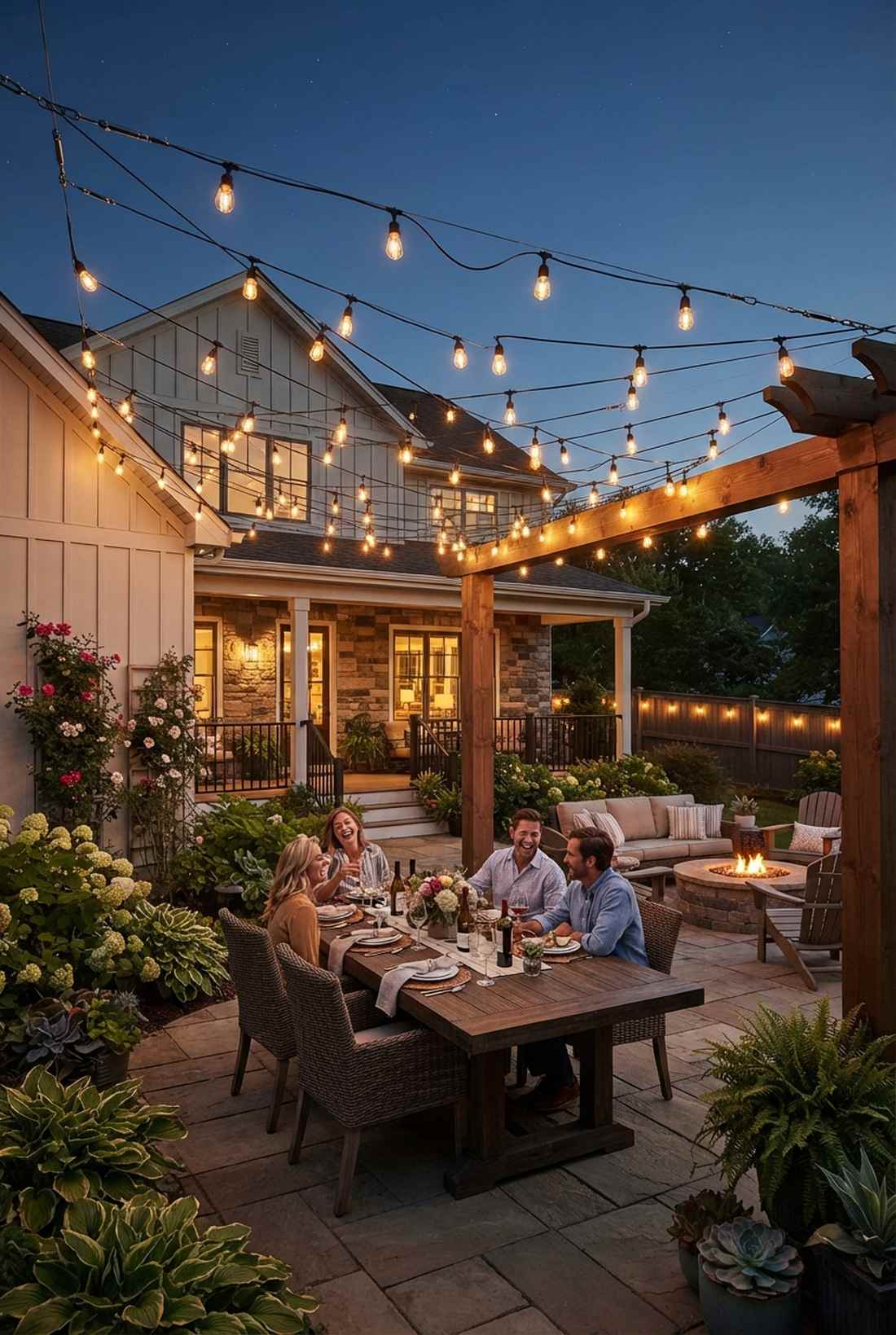 string light canopies