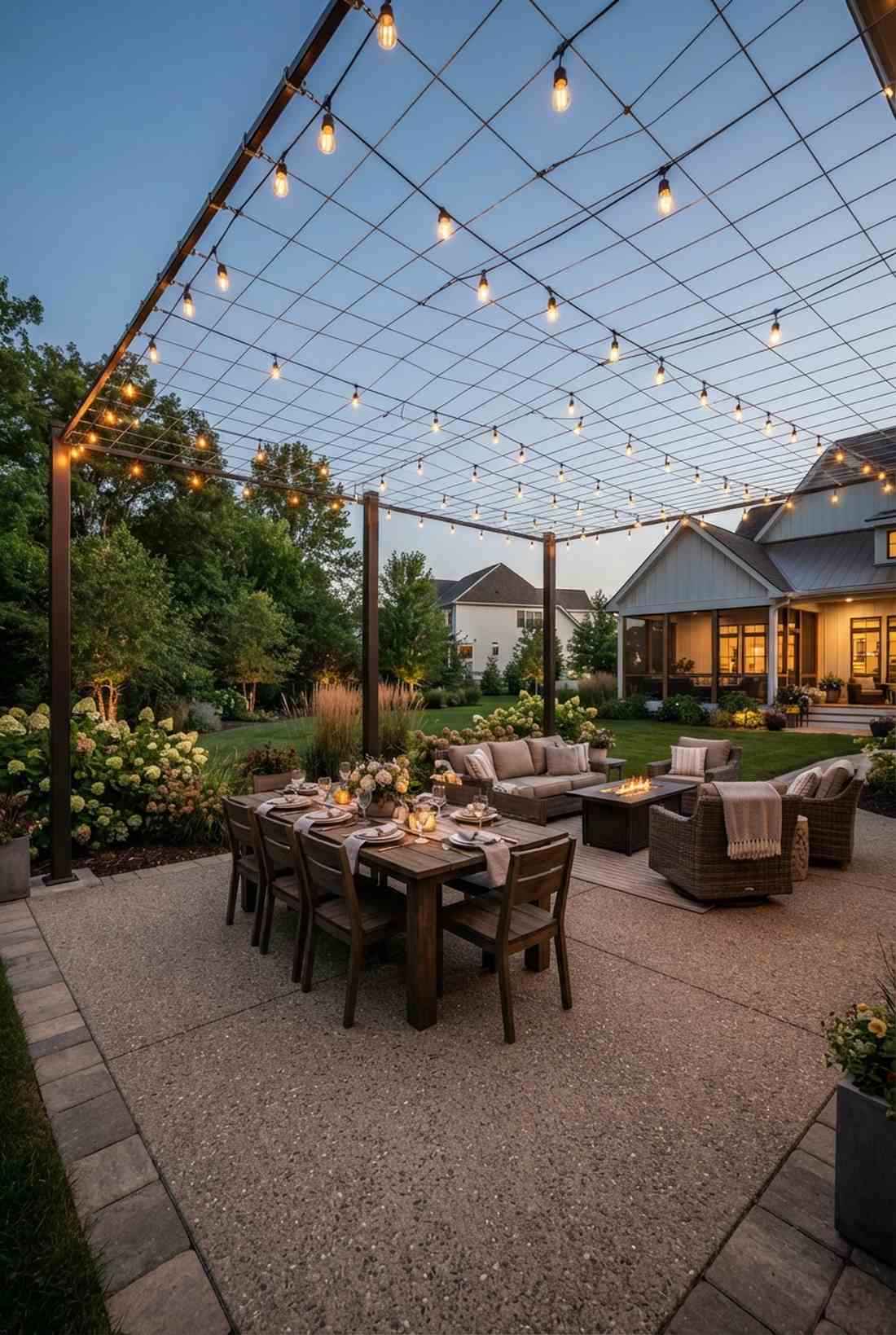string light canopy
