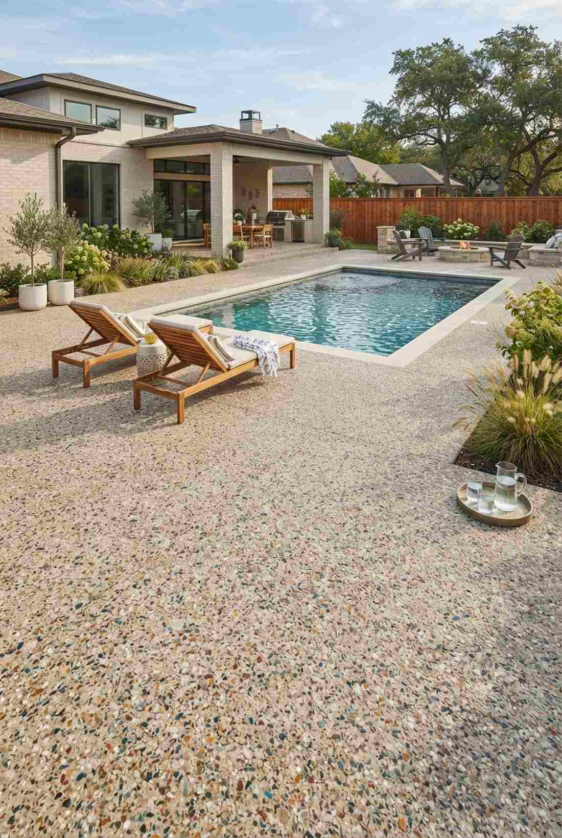 aggregate exposure terrazzo effect