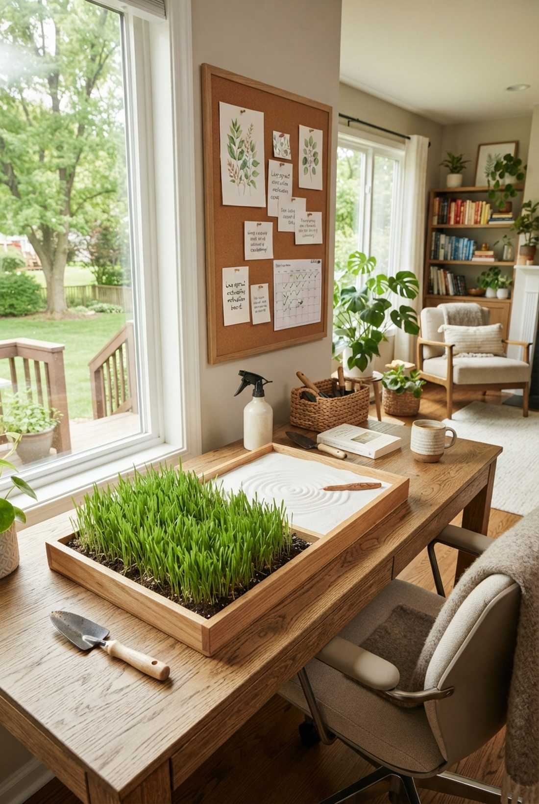 biophilic growth tracking garden