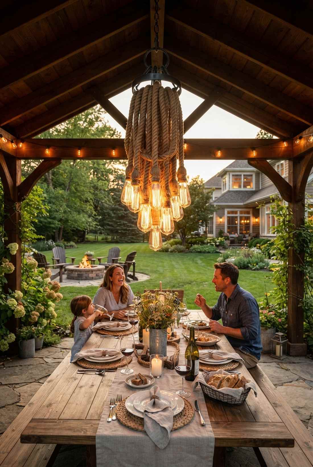 chandelier style clusters