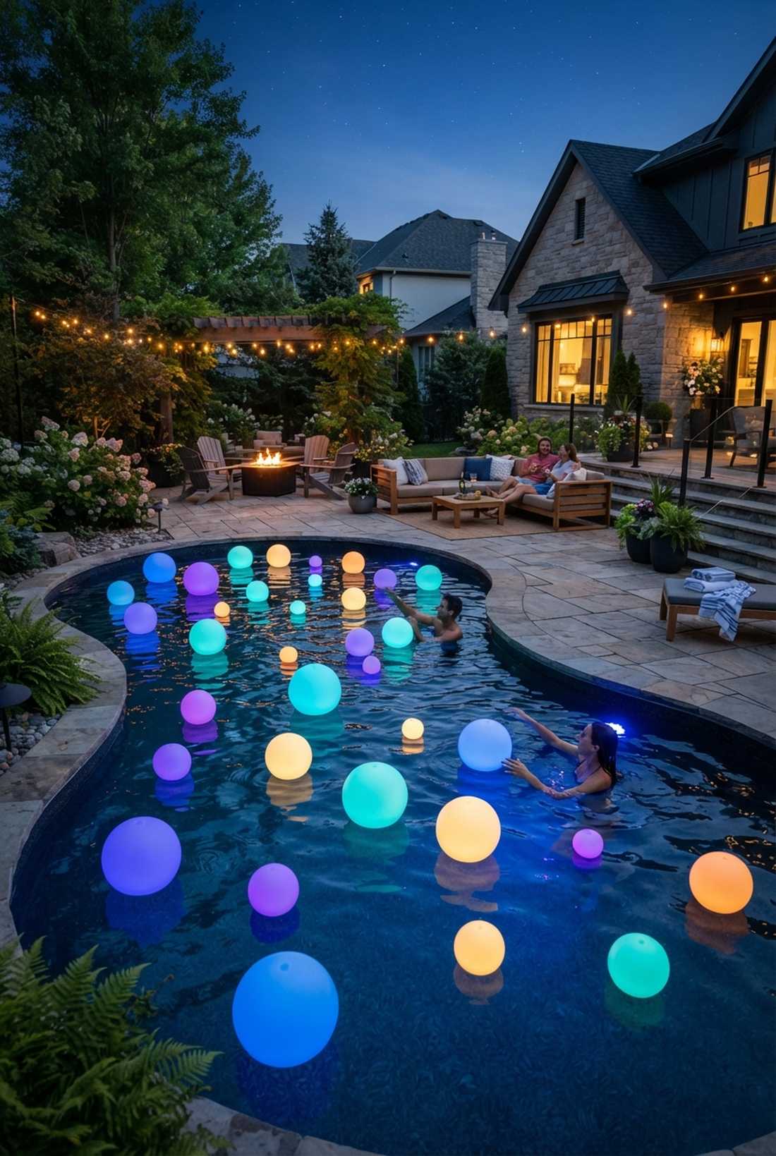 floating pool orbs