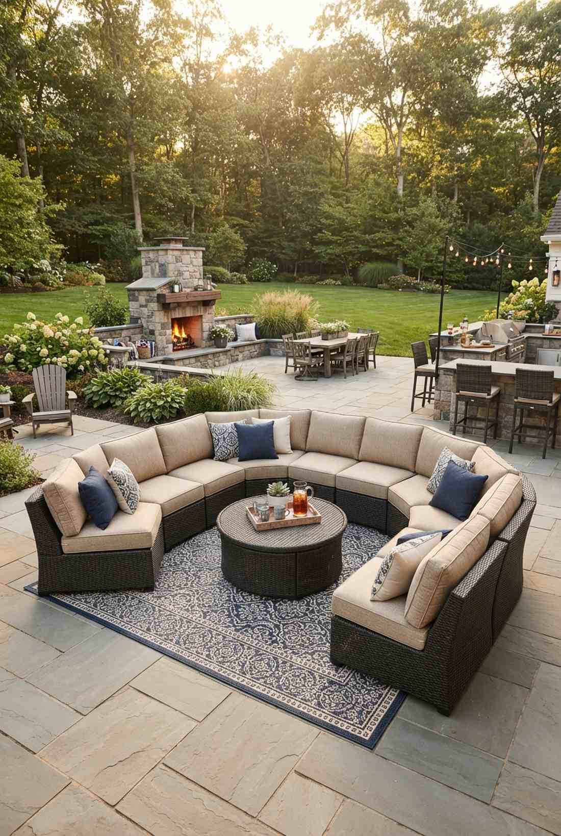 sectional conversation sets