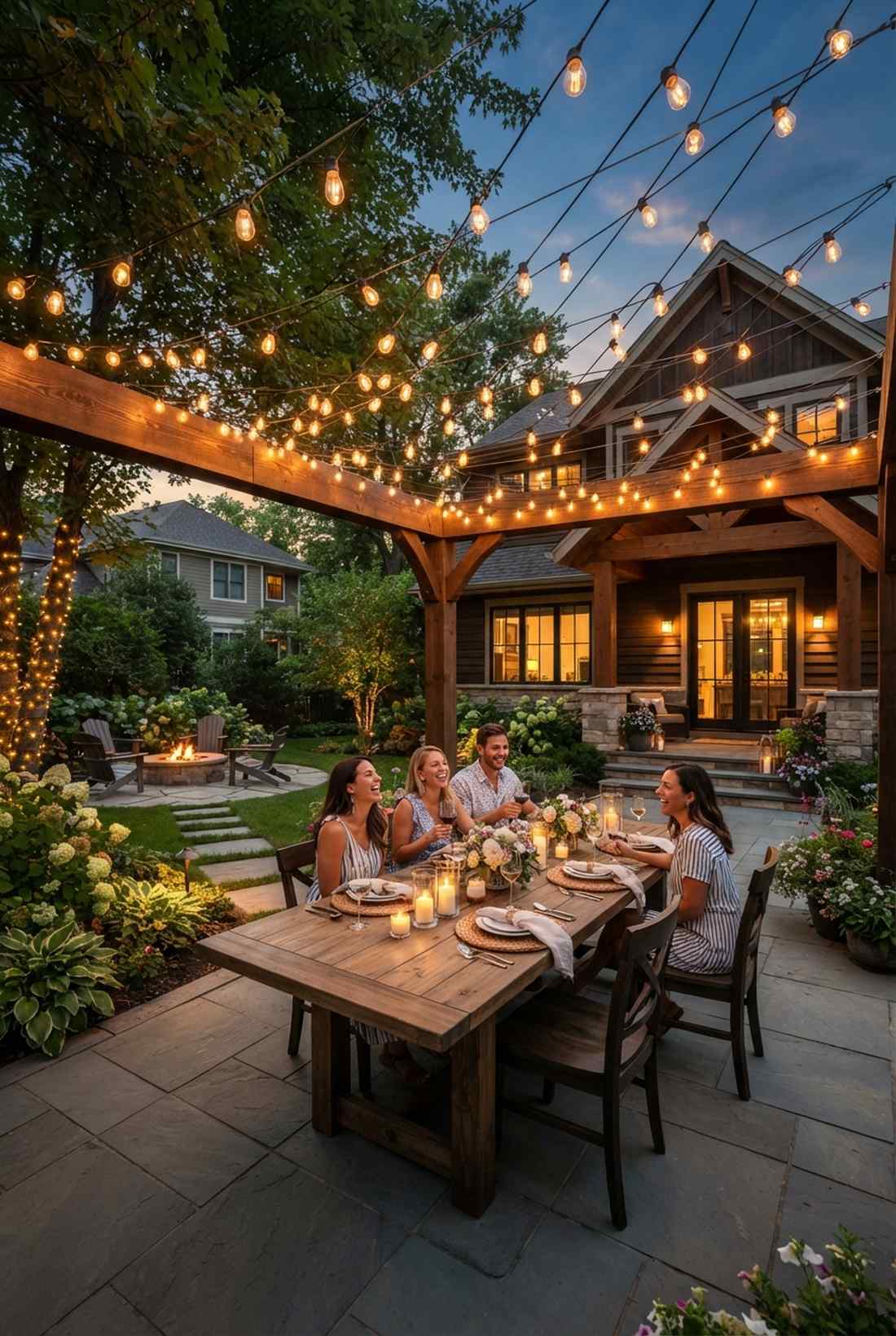 string light canopies