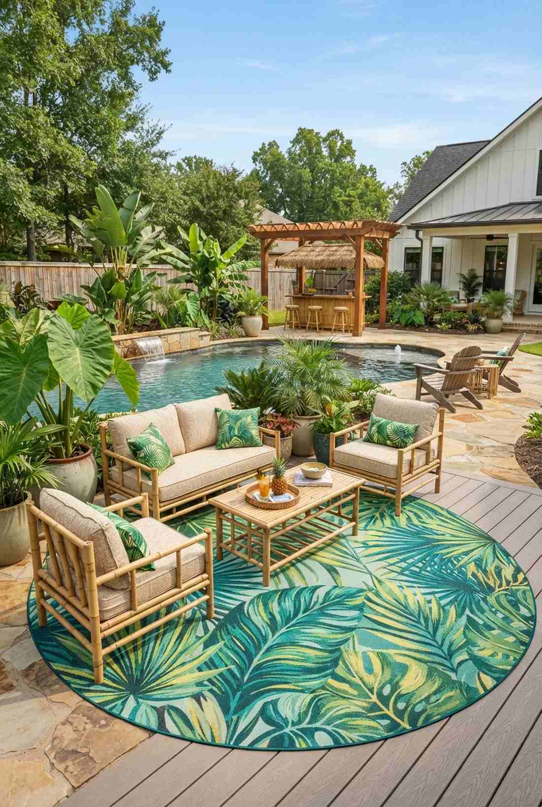 tropical resort retreat