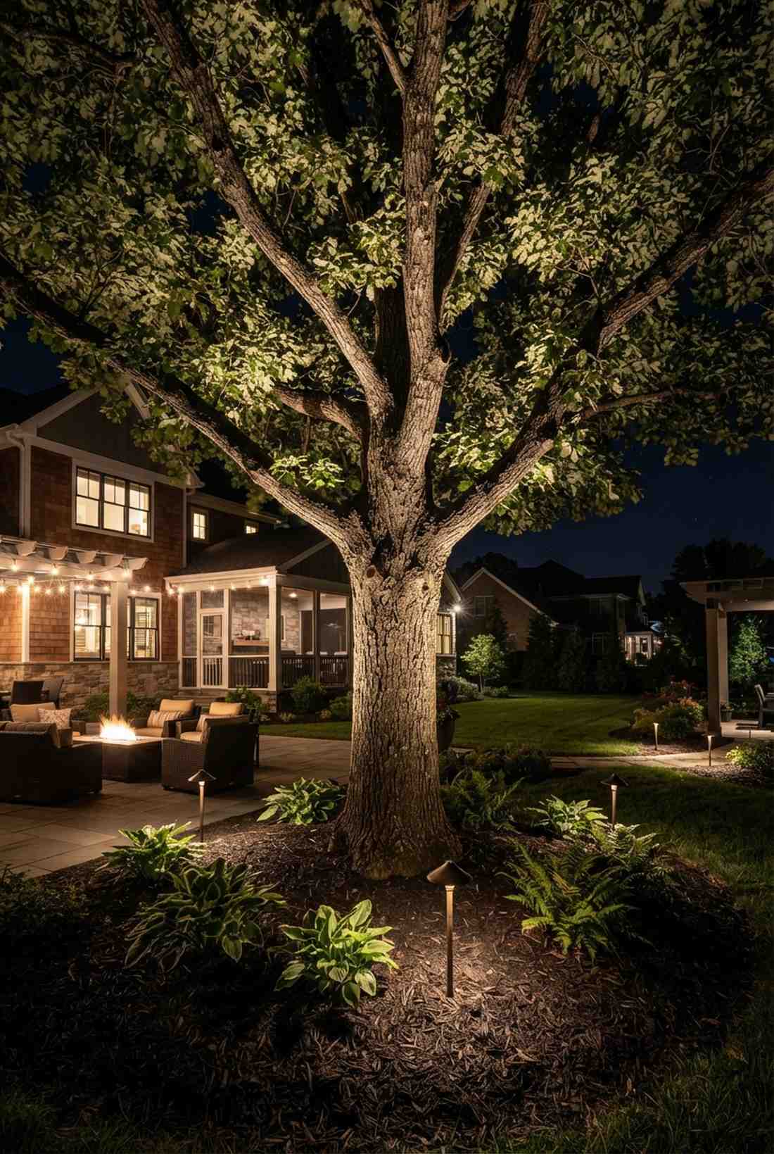 uplighting for specimen trees