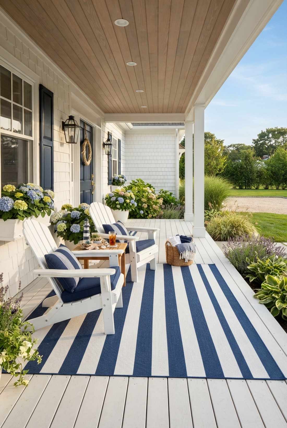 coastal hamptons stripes