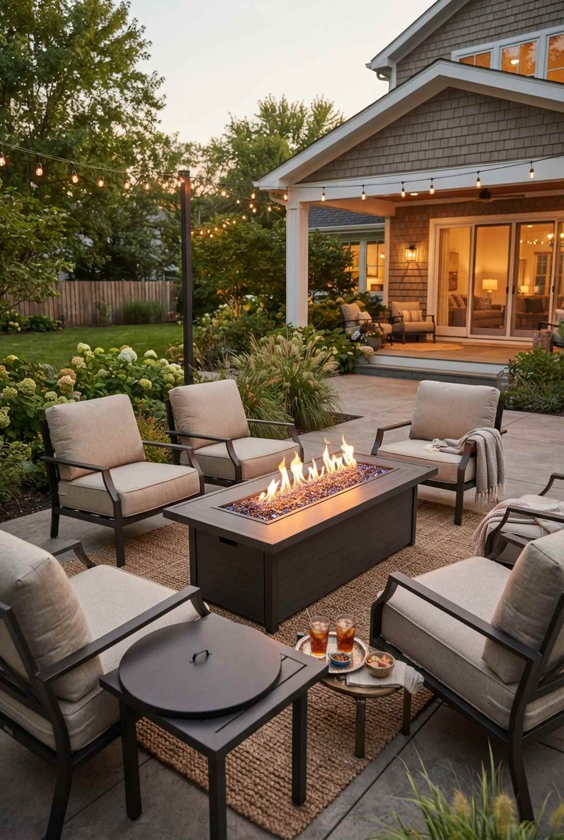 fire feature ambient glow