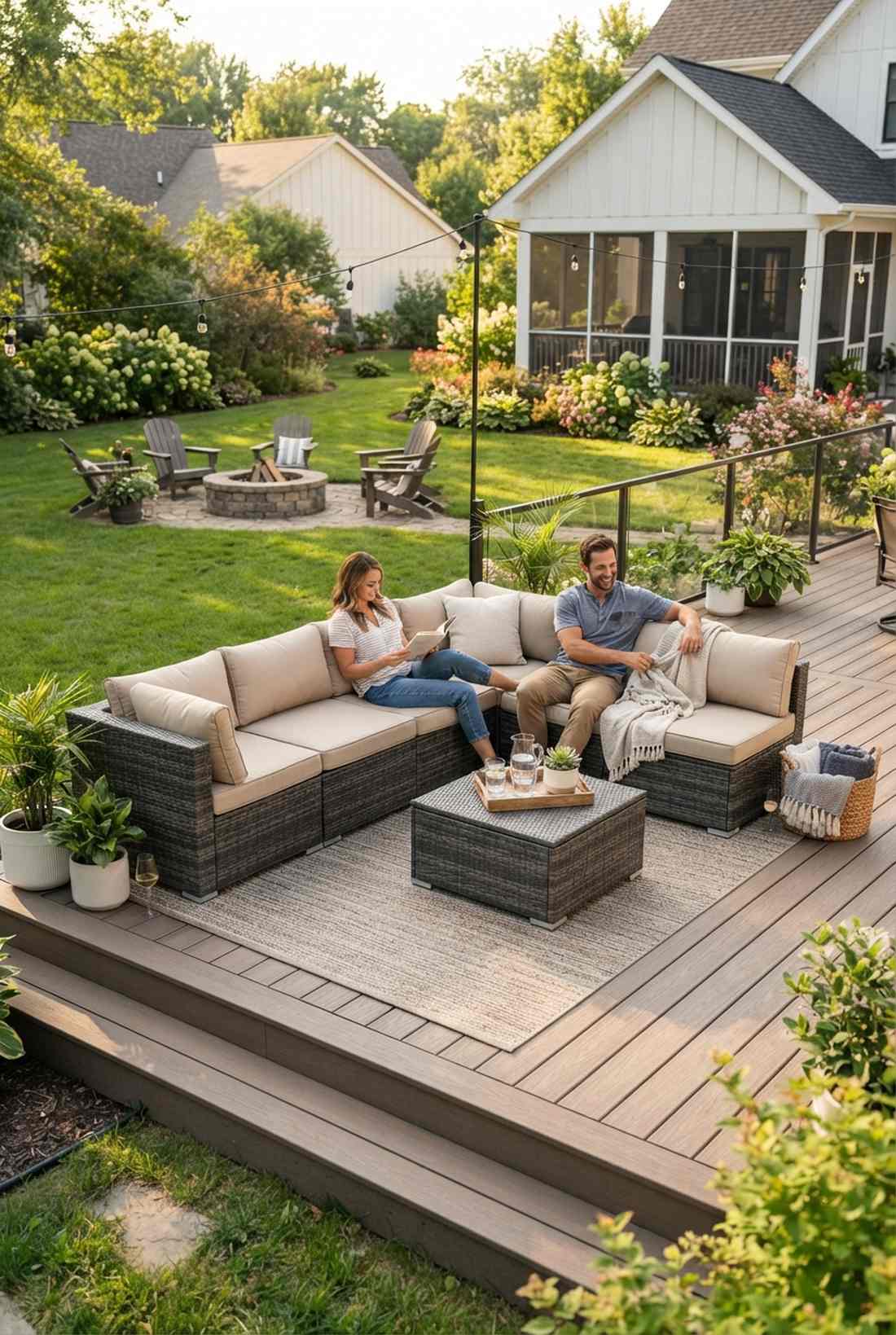 modular corner sectional