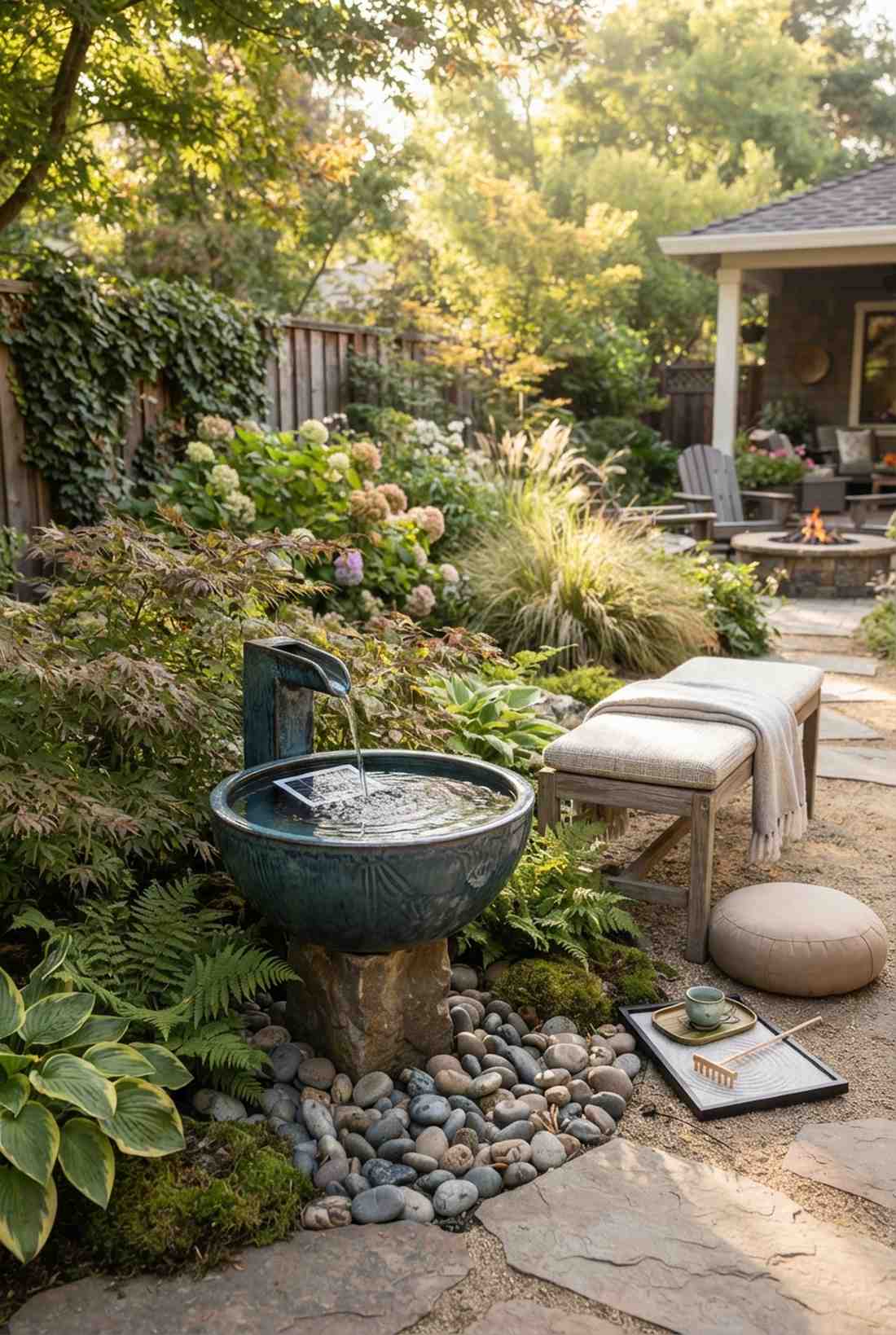 recirculating fountain centerpiece