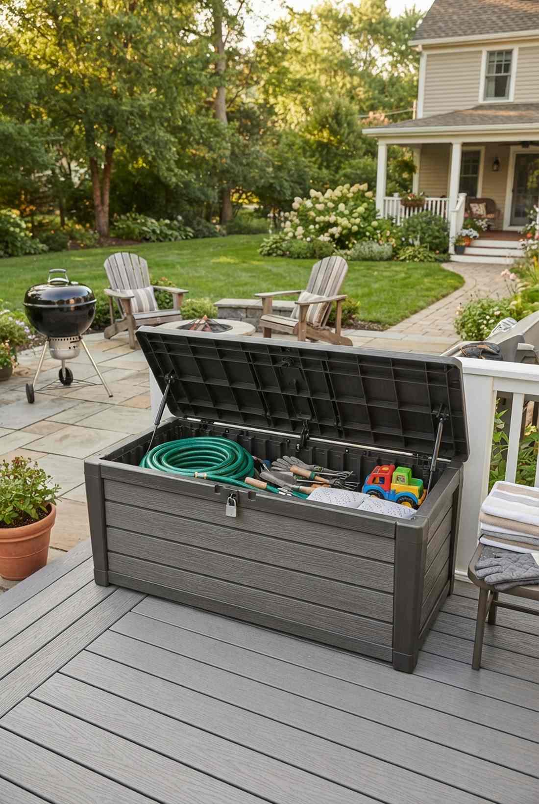 storage bench with lift top