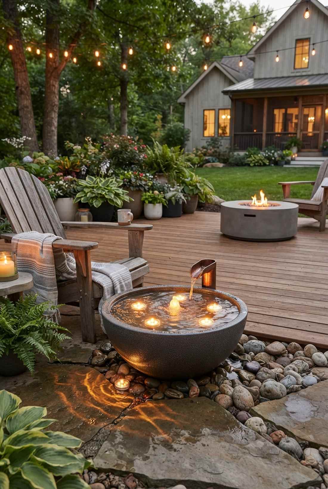water feature lighting
