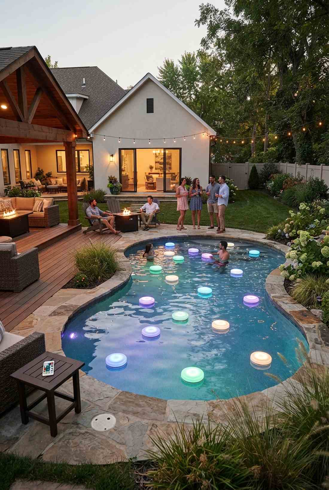 floating pool lights