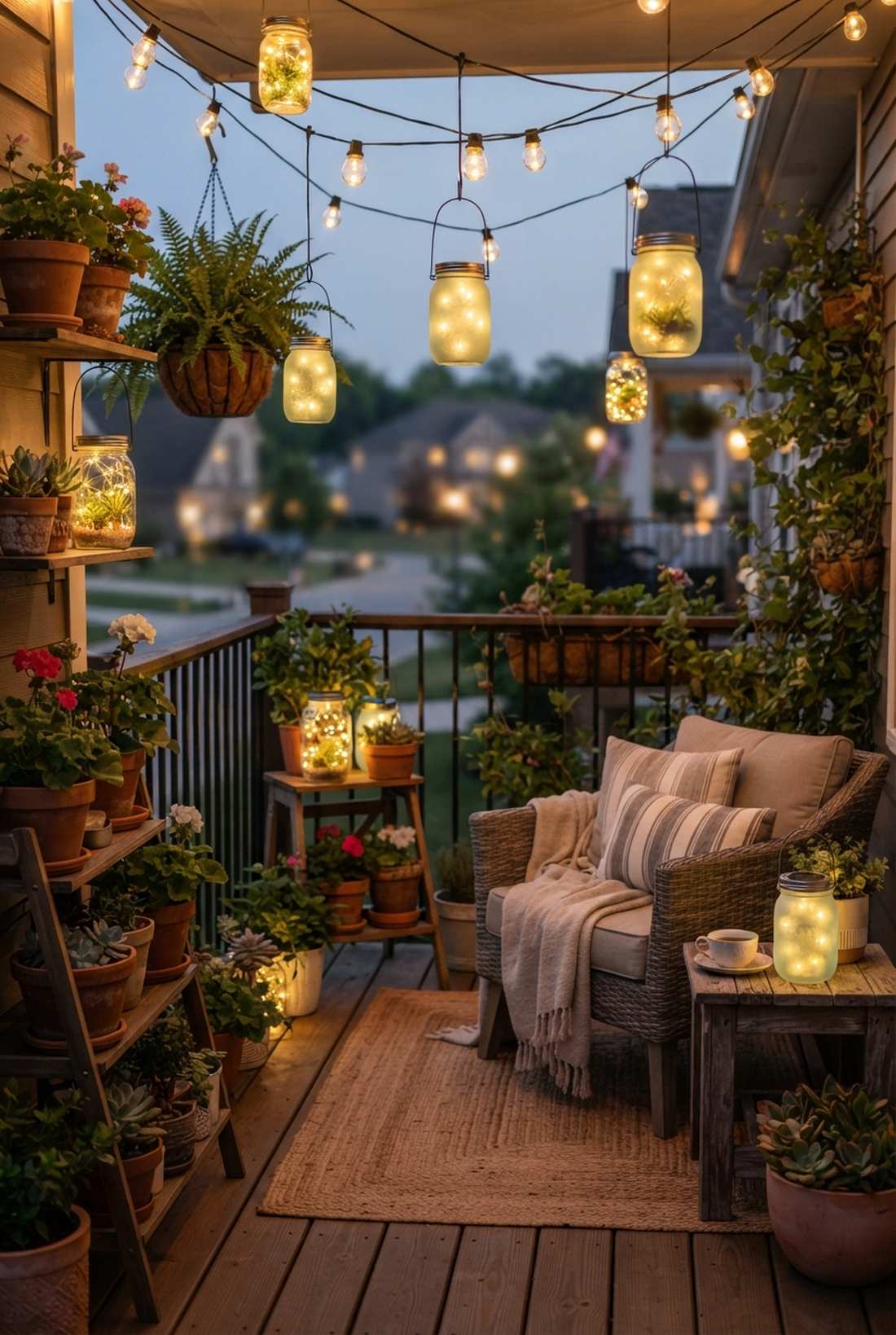 mason jar lanterns
