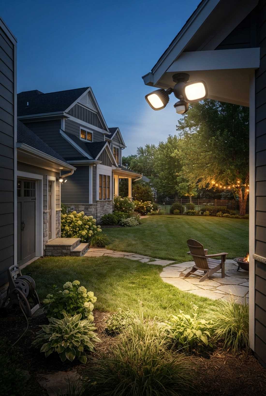 motion sensor security lighting