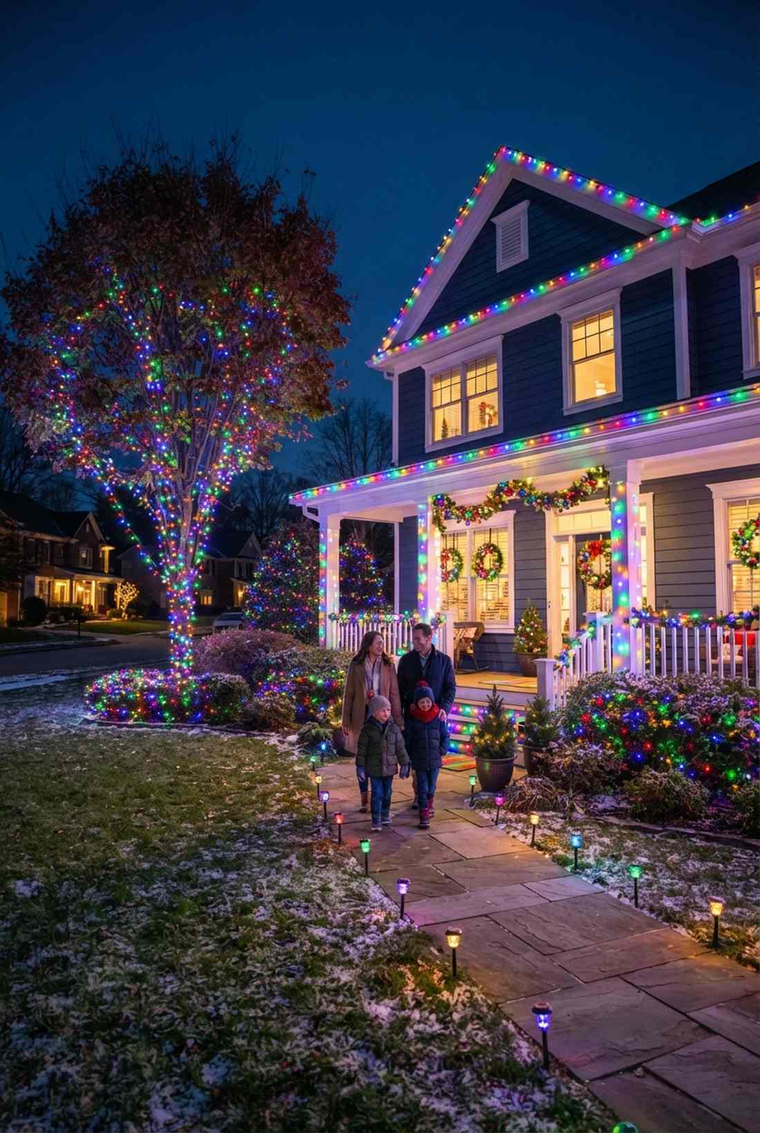 multicolor festive