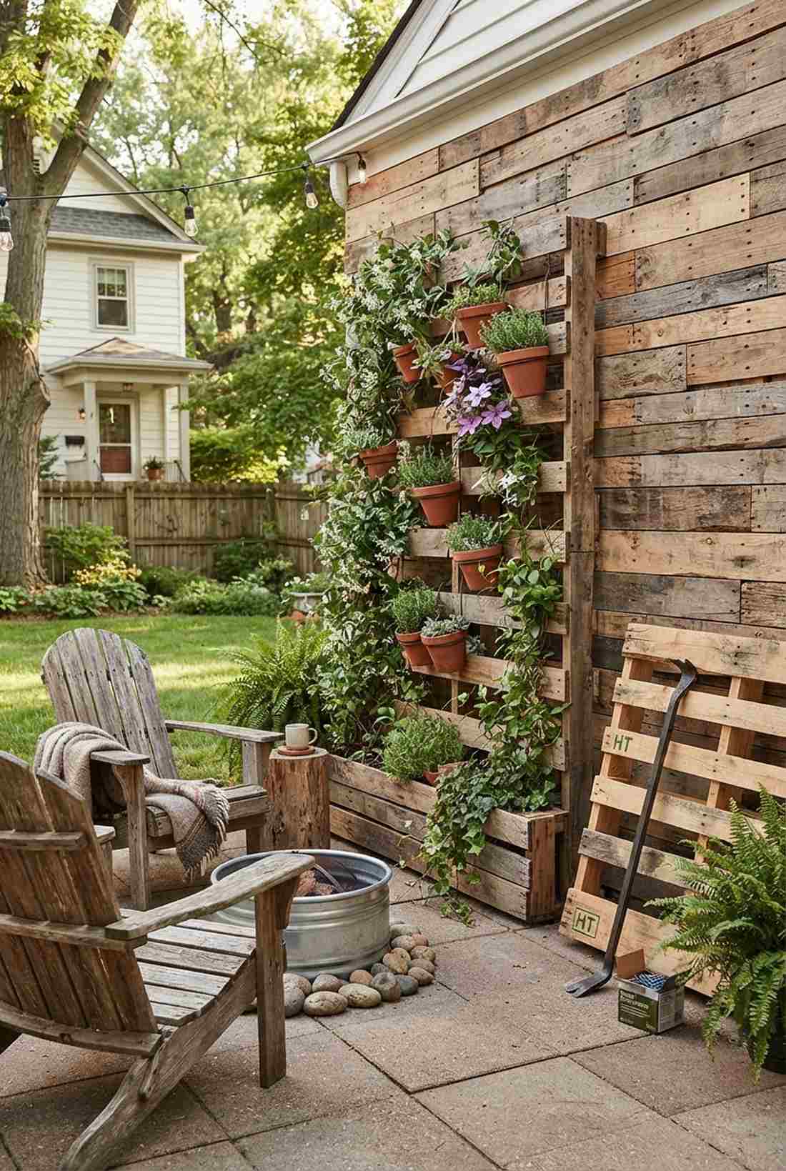 pallet wood upcycled panels